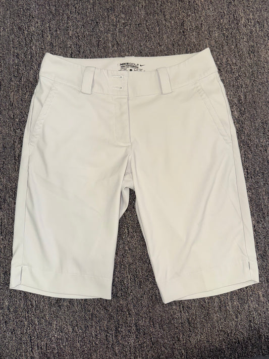 Nike Golf (2) Cream Tour Performance Dri-Fit Golfing Shorts