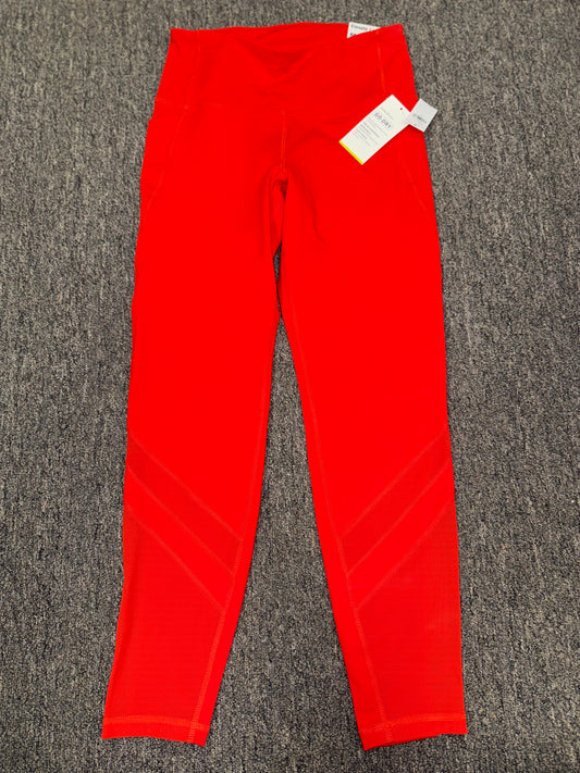 NWT Old Navy Active (Medium) Brand New Orange Elevate Go Dry Leggings w Mesh