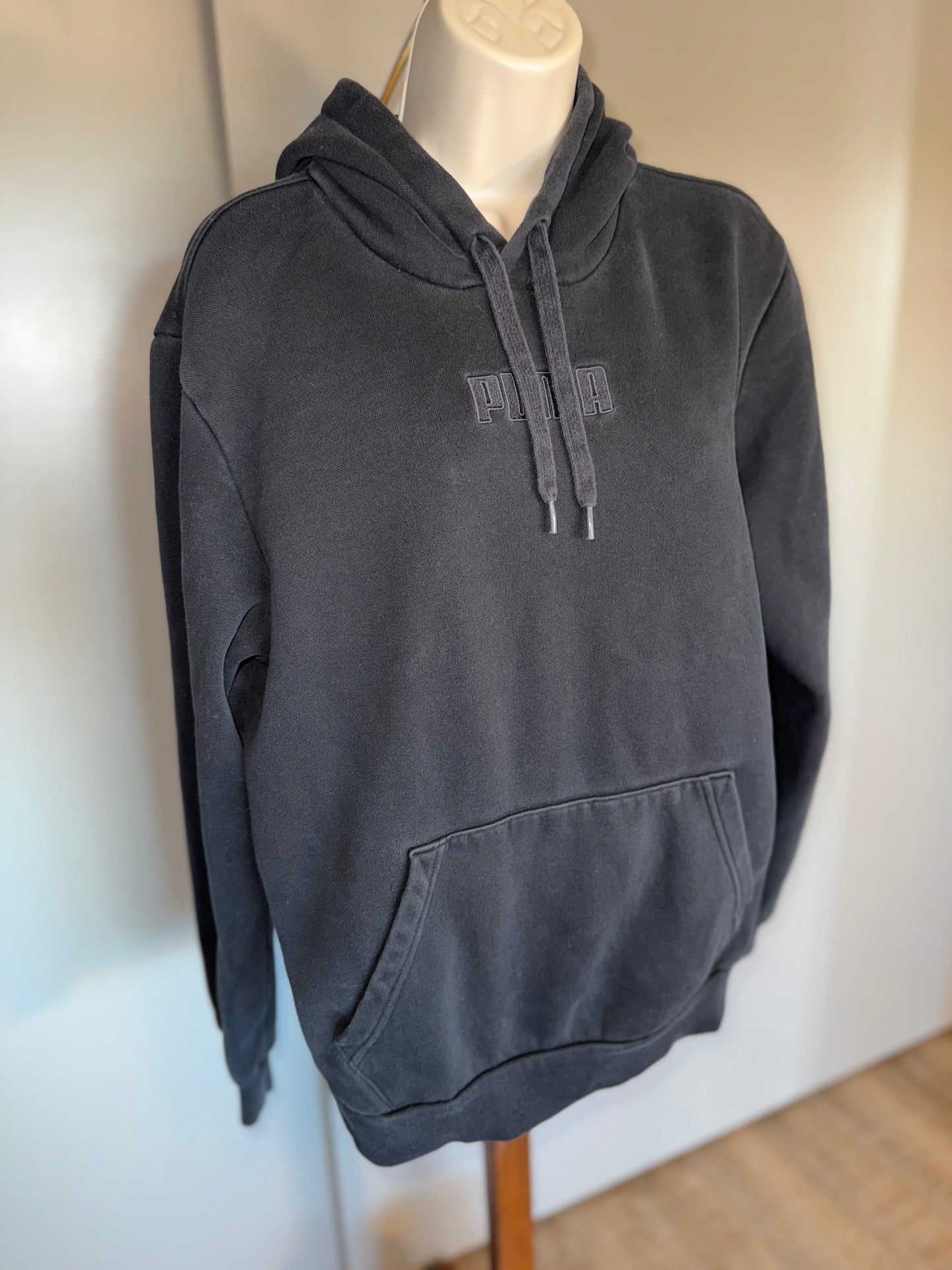 Puma (Medium) Black Drawstring Hoodie