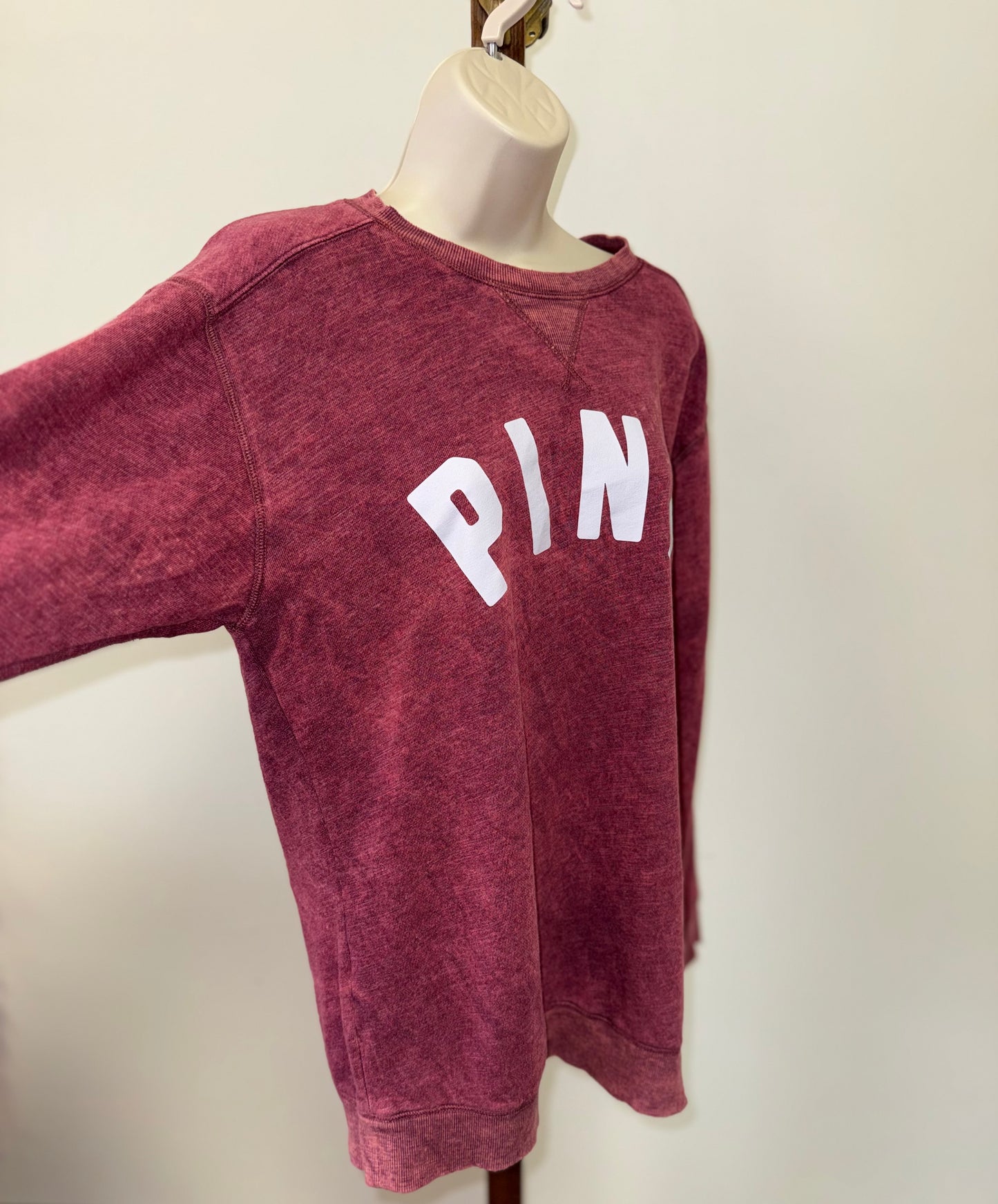 PINK Victoria's Secret (Small) Acid Wash Crewneck