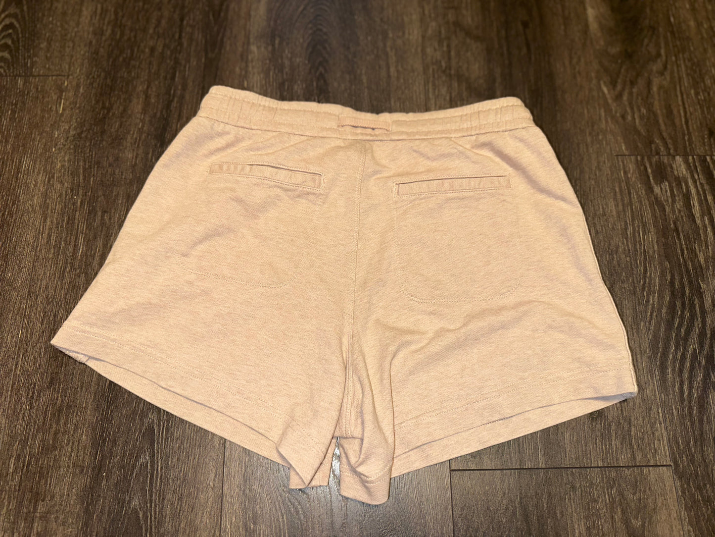 Athleta (2) Light Pink Farallon Heathered Sweat Shorts