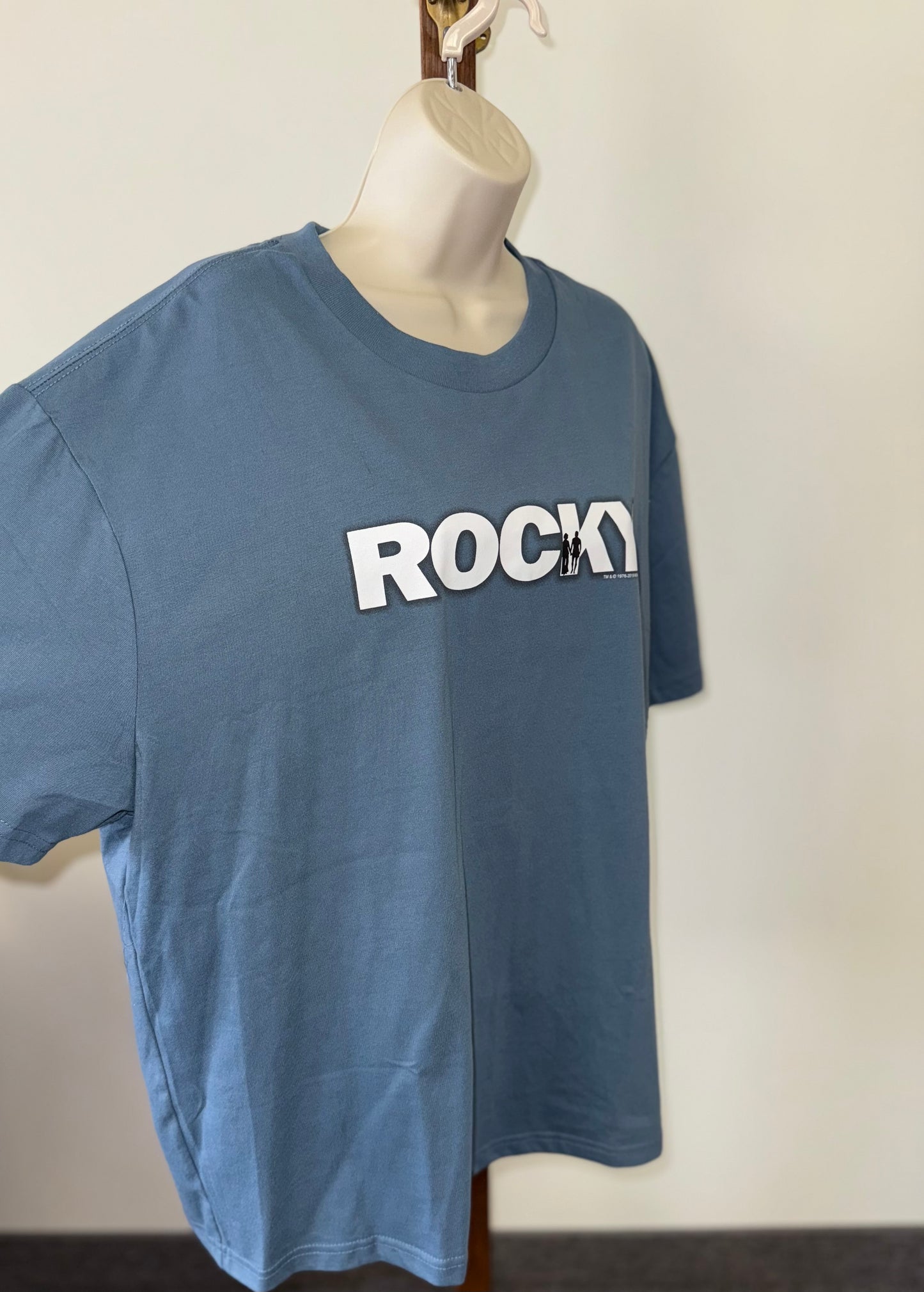 Rocky (XL) Blue Graphic T-Shirt