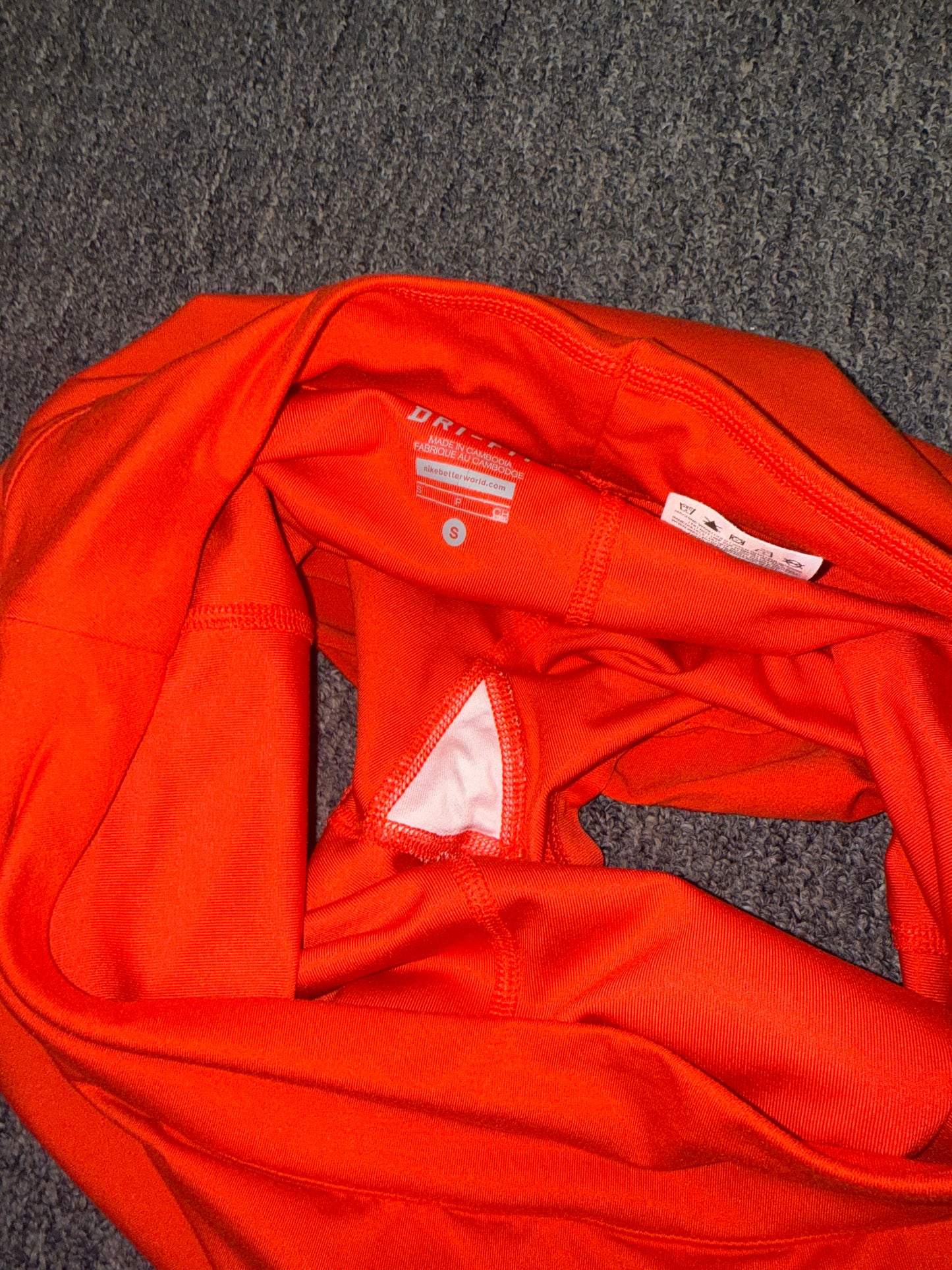 Nike (Small) Orange Dri-Fit Skort