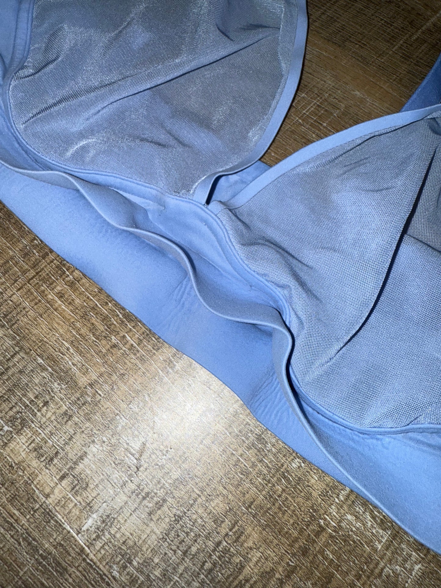 Smoothiez by Aerie (XL) Blue Sheer Bralette