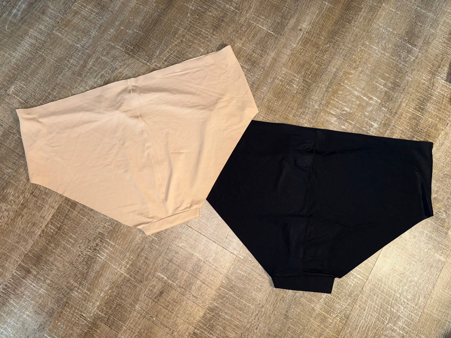 NWT Auden (3X) Brand New 2 Pairs of Black & Tan Brief Underwear Set