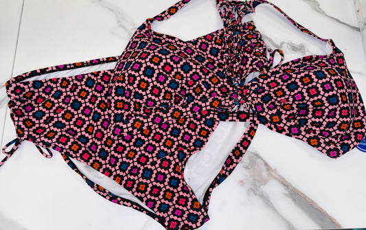 NWT Swimsuitsforall (22) Brand New Pattern 2 Piece Bikini Set