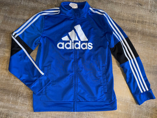 Adidas (18/20) Blue Sporty Zip Up Jacket
