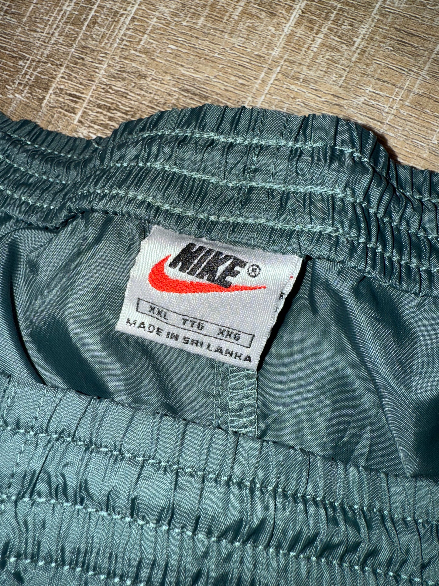 Nike (XXL) Teal Vintage Lightweight Pants with Zipped Ankles
