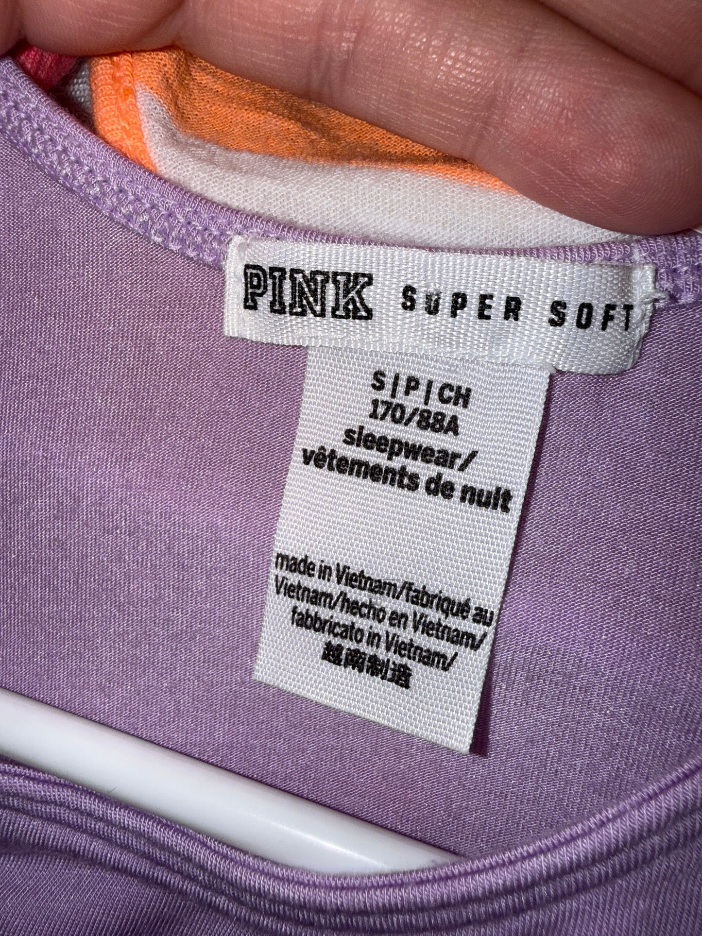 PINK Victoria's Secret (Small) Super Soft Purple Sleepwear Tank Top