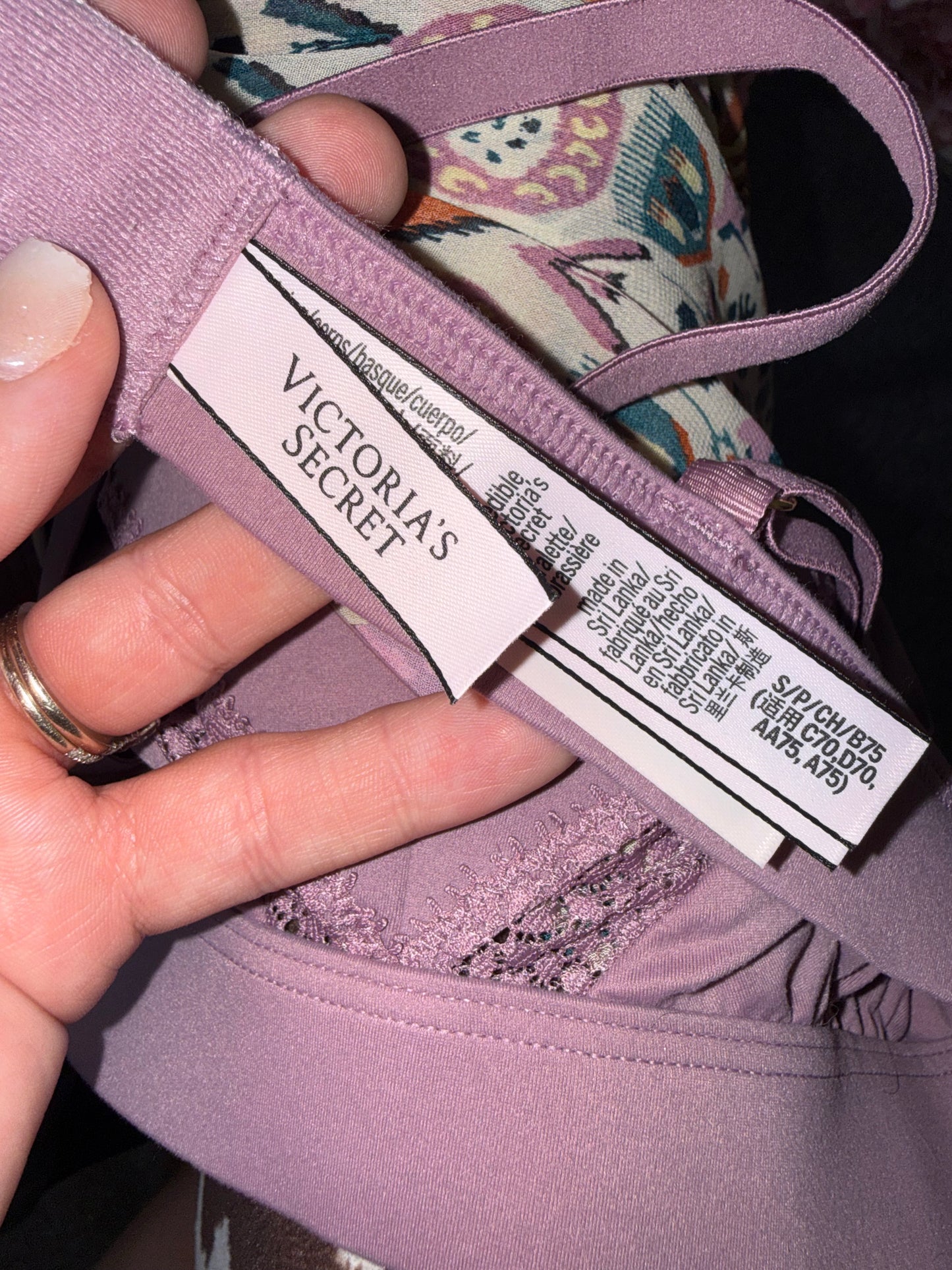 Incredible by Victoria's Secret (Small) Pink Bralette with Lace Detail