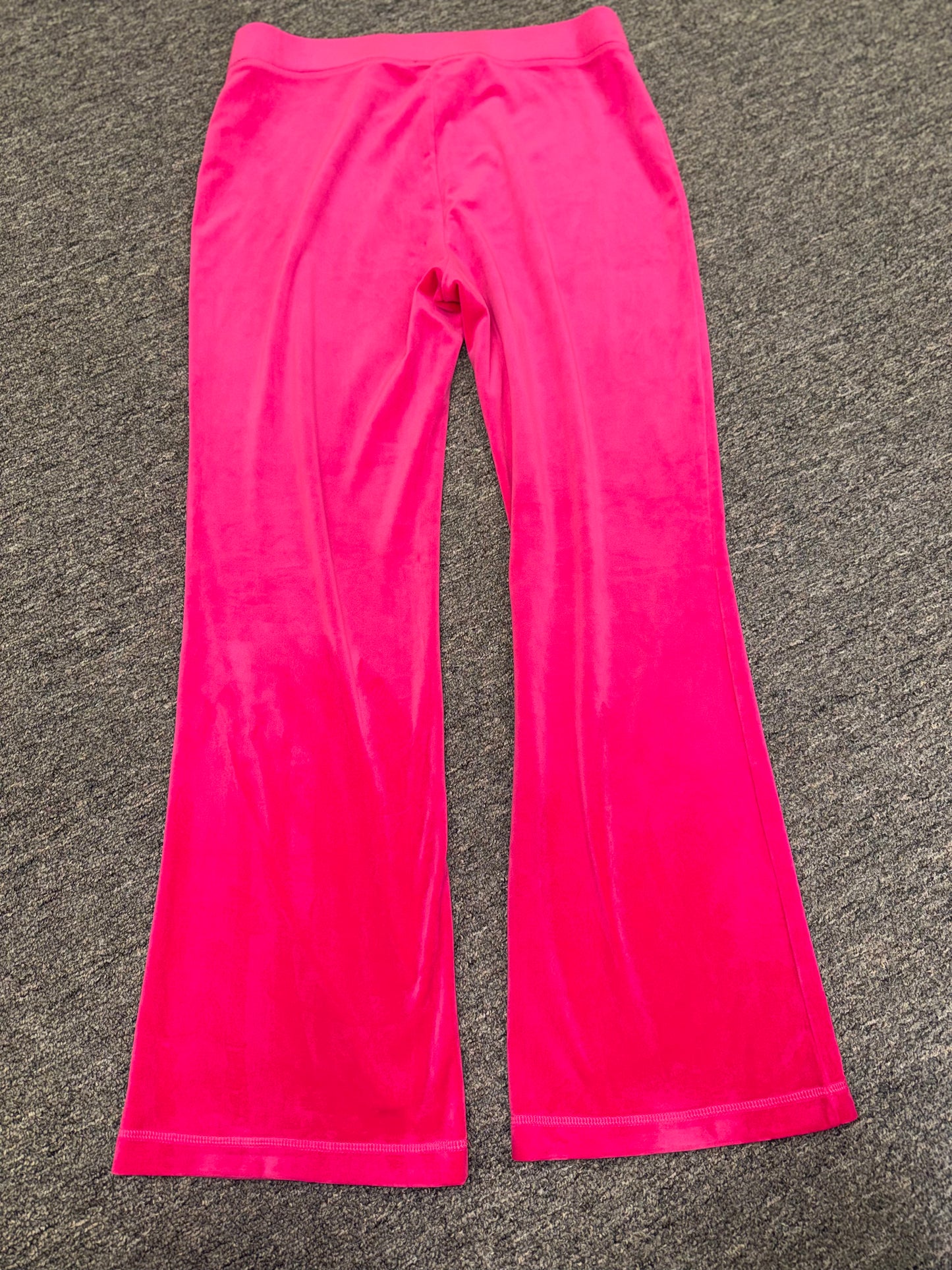 Juicy Couture (Medium) Hot Pink Velour Bootcut Sweatpants