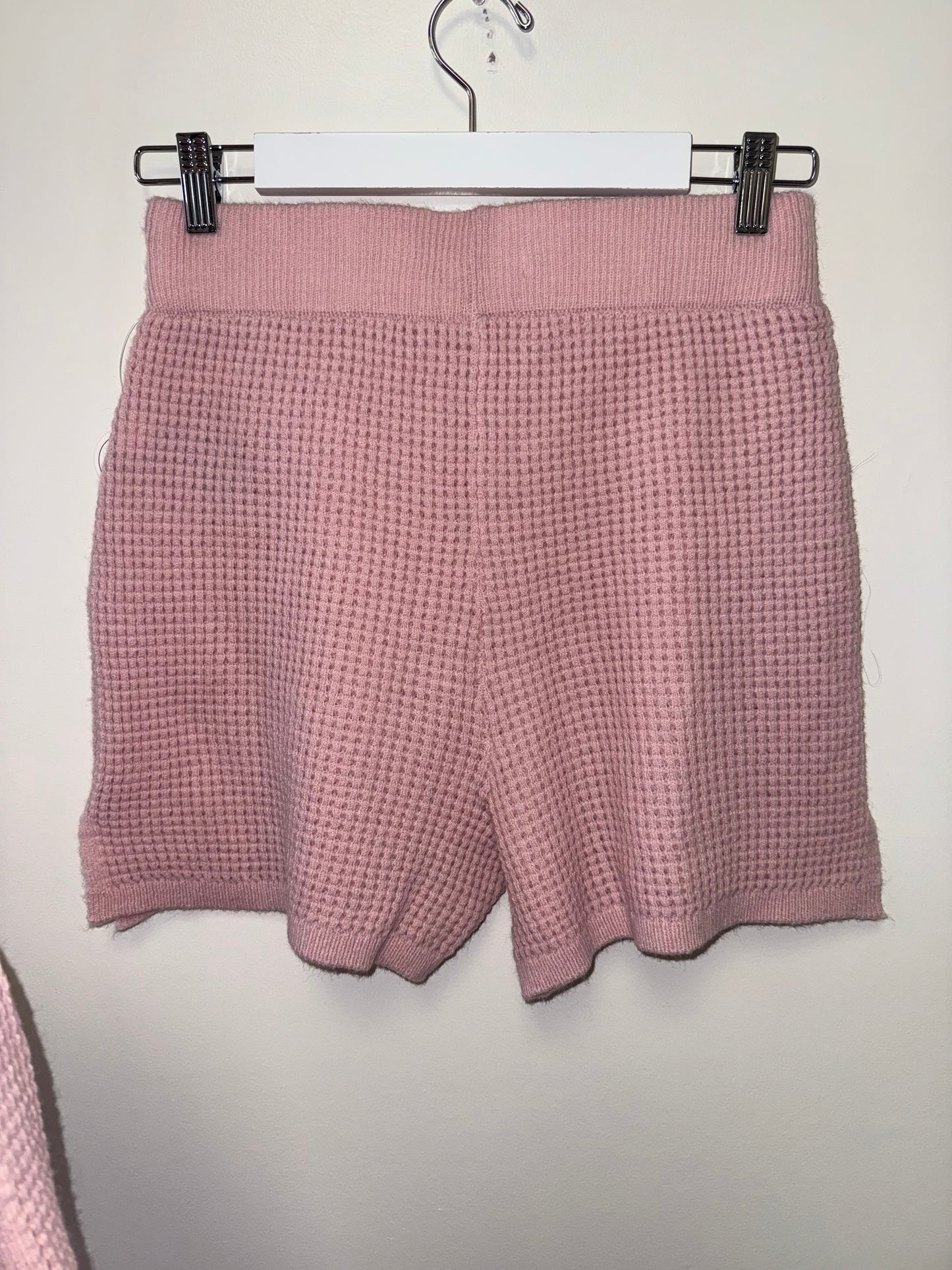 NWT Celebrity Pink (Small) Brand New Pink Soft Knit Hoodie & Shorts SET