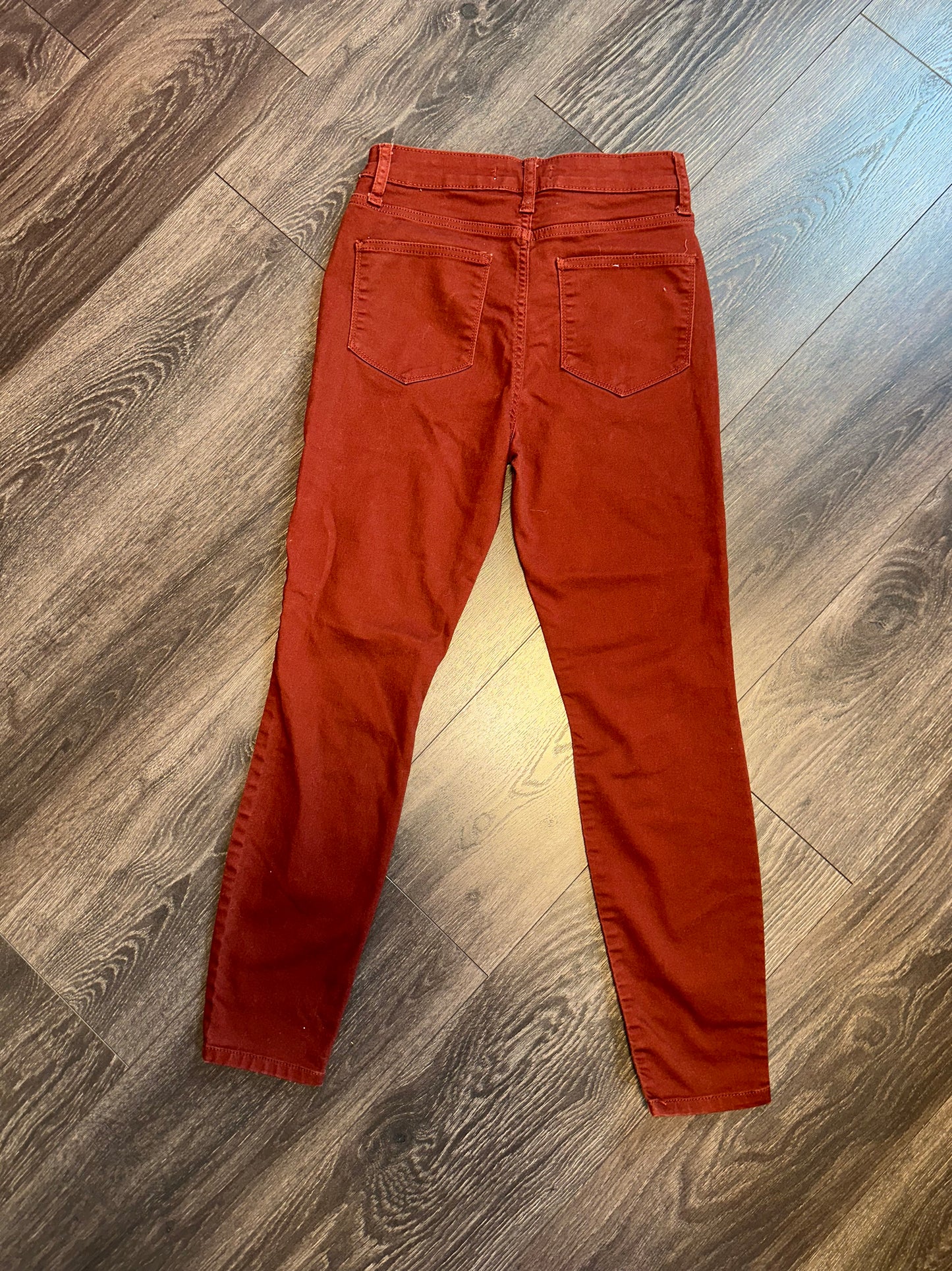 Zenana (Small) Burnt Orange High Rise Skinny Jeans