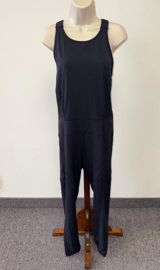 Under Armour (XL) Black Heat Gear Jumpsuit with Criss Cross Straps