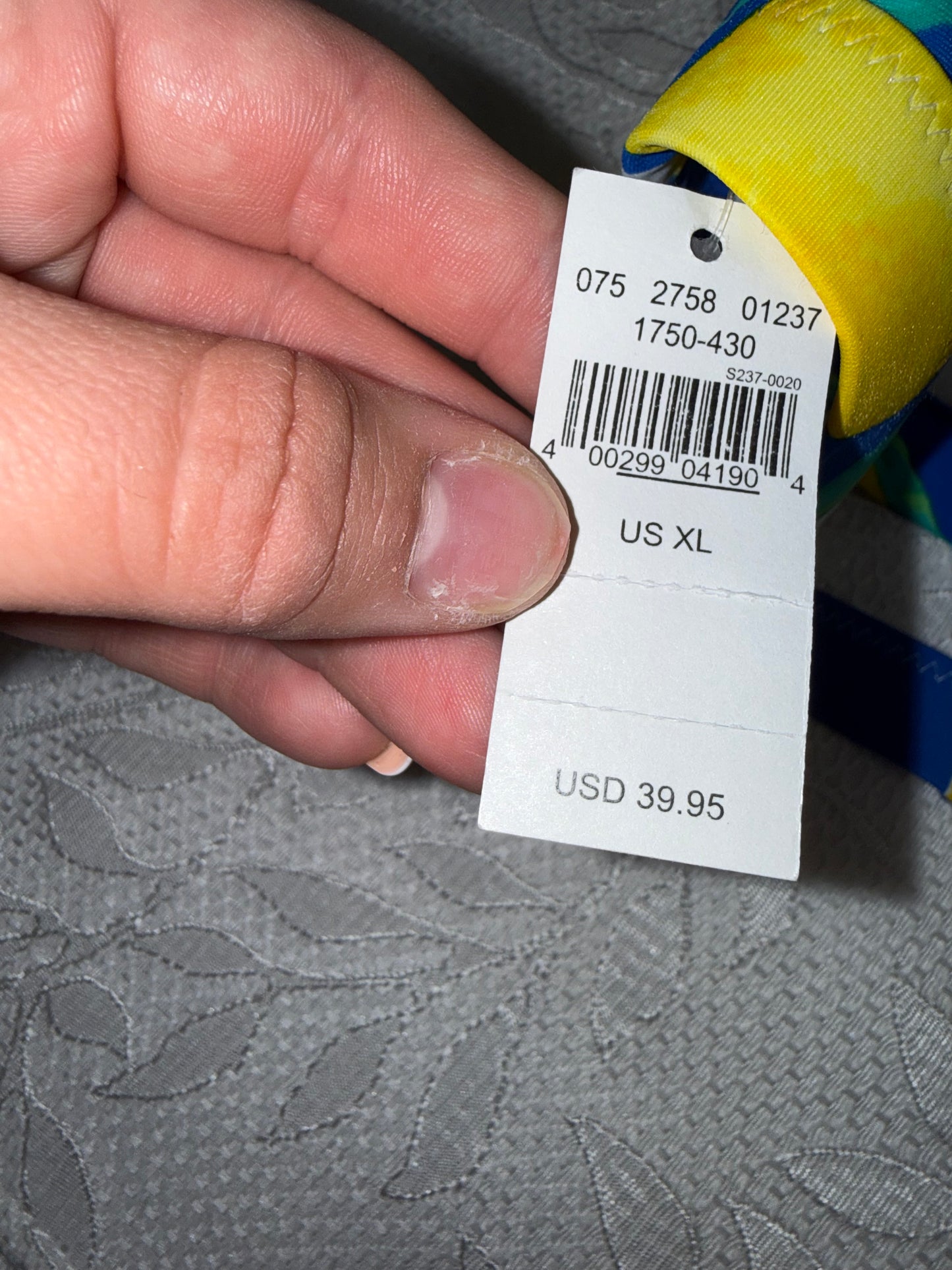 NWT Aerie (XL) Brand New Striped Lemon Bikini Swim Top