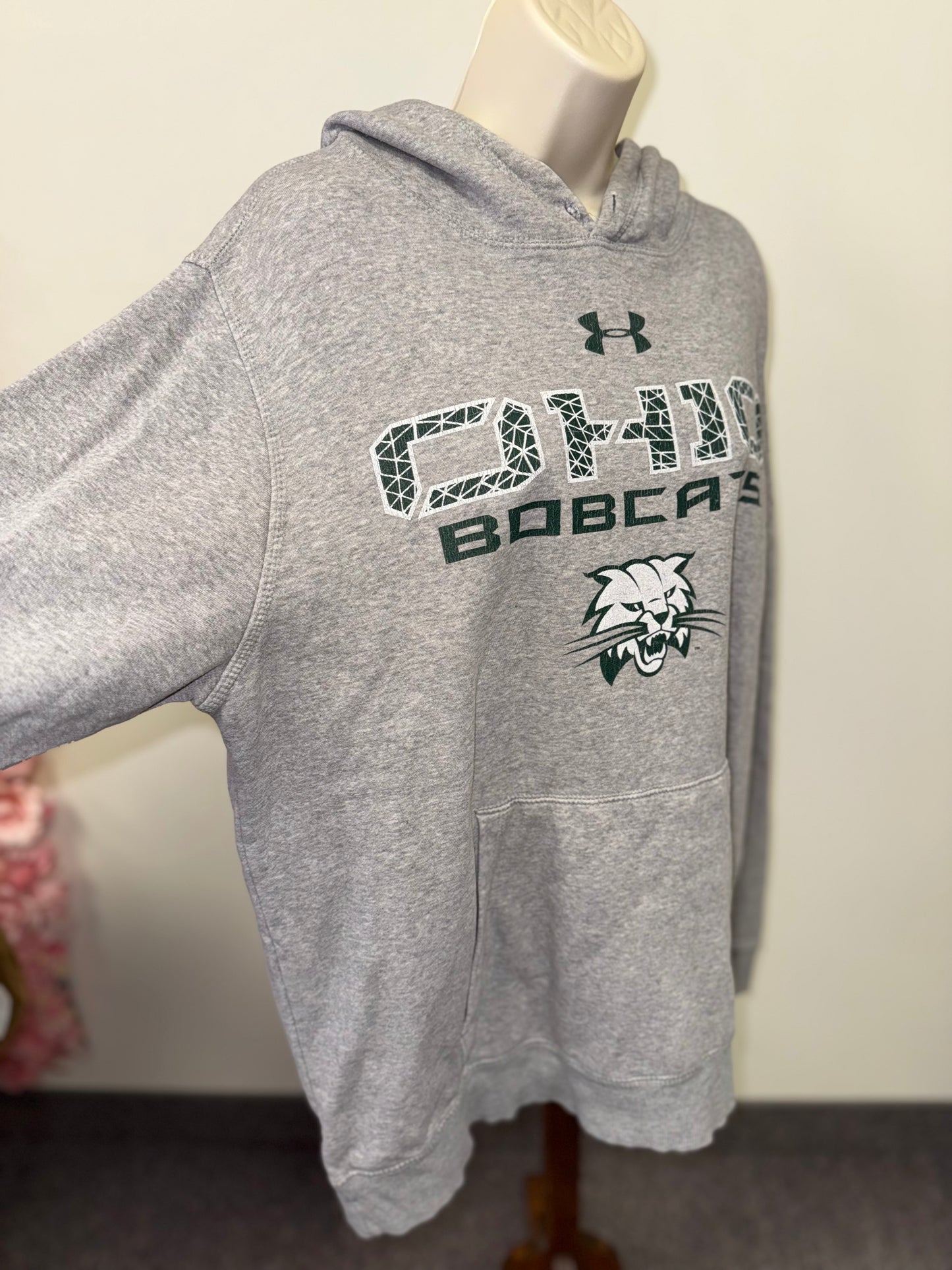 Under Armour (Large) Ohio Bobcats Grey Hoodie