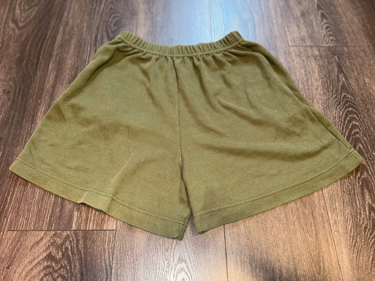 Separate Issue (Large) Vintage Green Knit Shorts with Pockets and Stretch