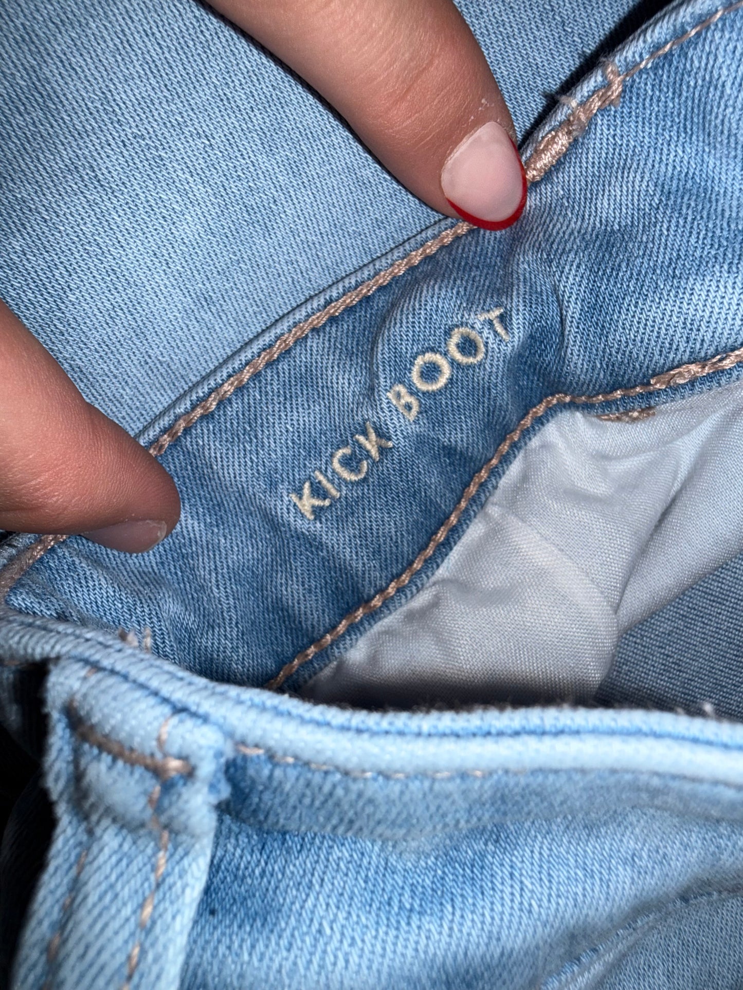American Eagle (10 Long) Kick Boot Denim Jeans with Next Level Stretch