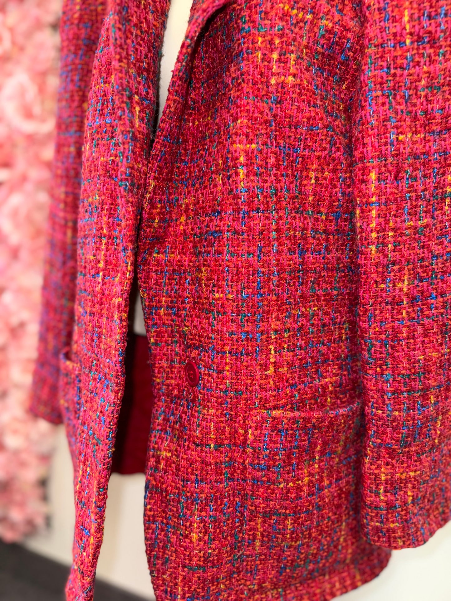 Liz Claiborne (12) Red Vintage Wool Blazer