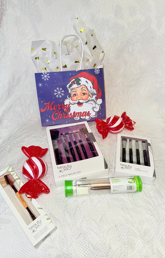 Christmas Gift Bundle of BRAND NEW Beauty 360 Makeup Brush SET//BUNDLE