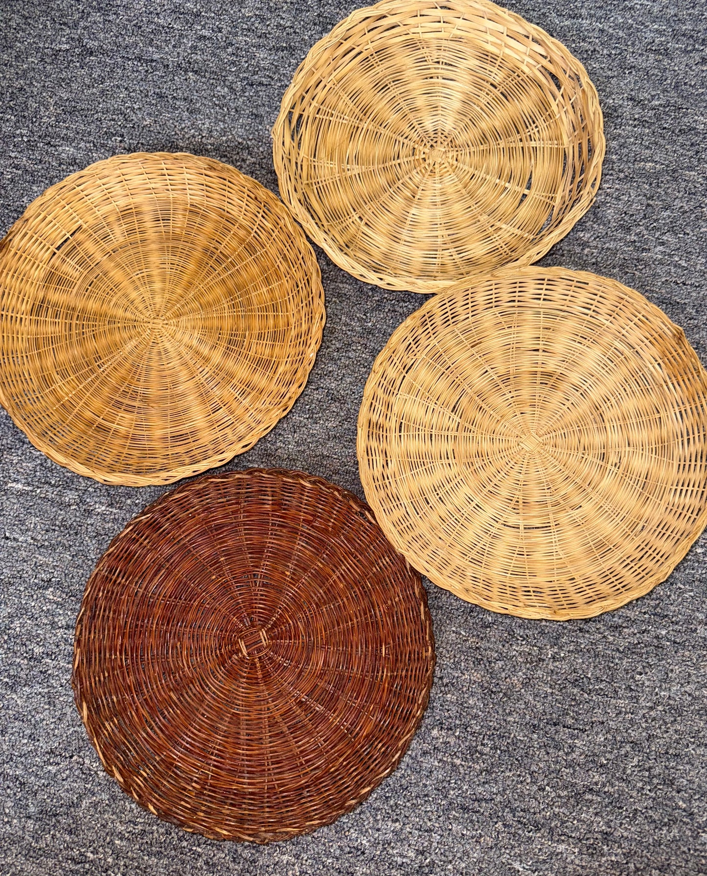 10 Piece Wicker Basket Set - Basket Wall Starter