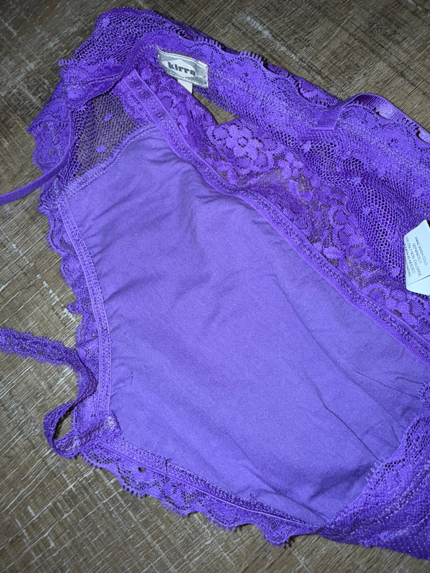 Kirra (Large) Purple Sheer/Lace Lightweight Bra