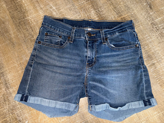 Levis (27) Denim Blue Jean Shorts
