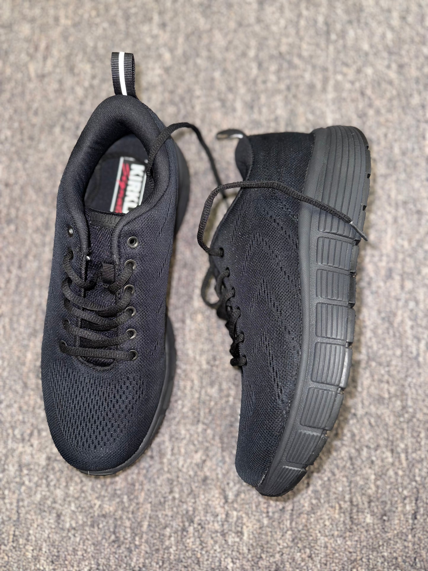 Kirklands (9.5) Mens Black Sneakers