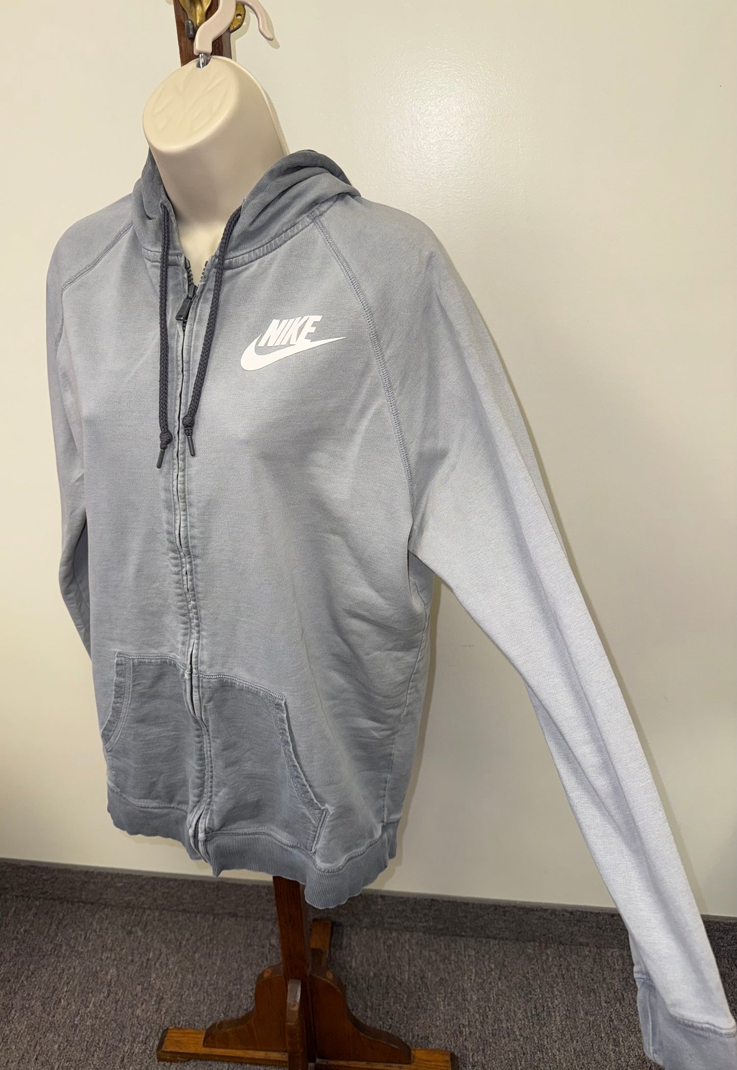 Nike (Large) Mens Zip Up Hooded Jacket Vintage (Red Tag)