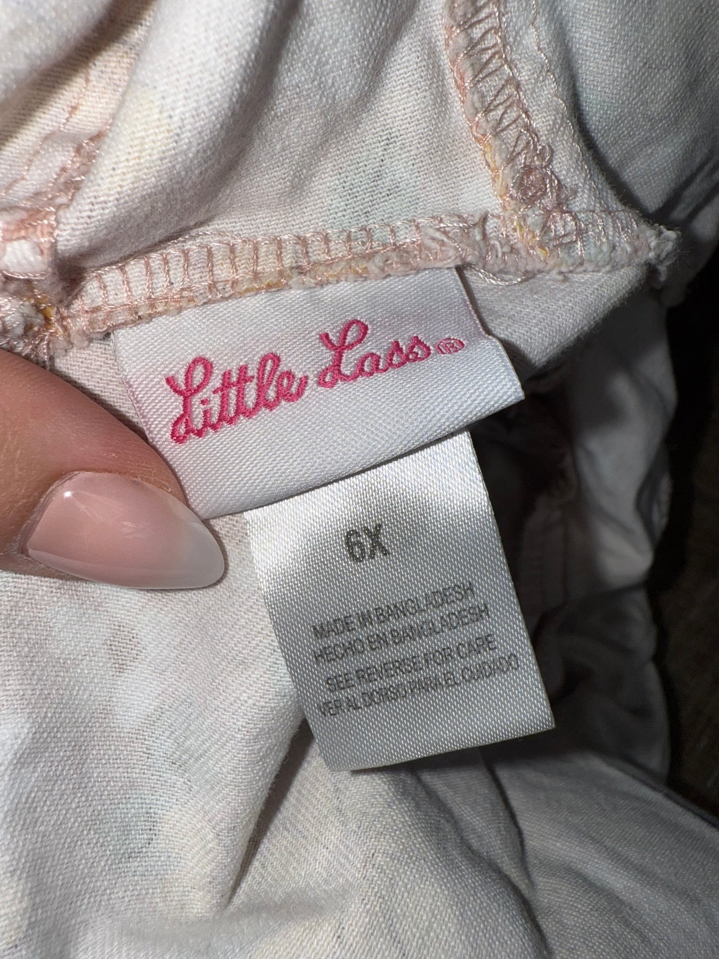Little Lass (6X) Pink Floral Button Up Jacket