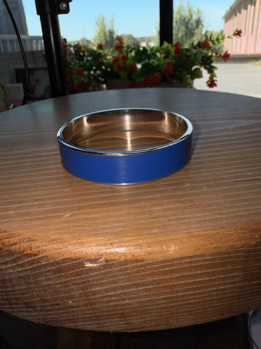 Blue Bangle Bracelet
