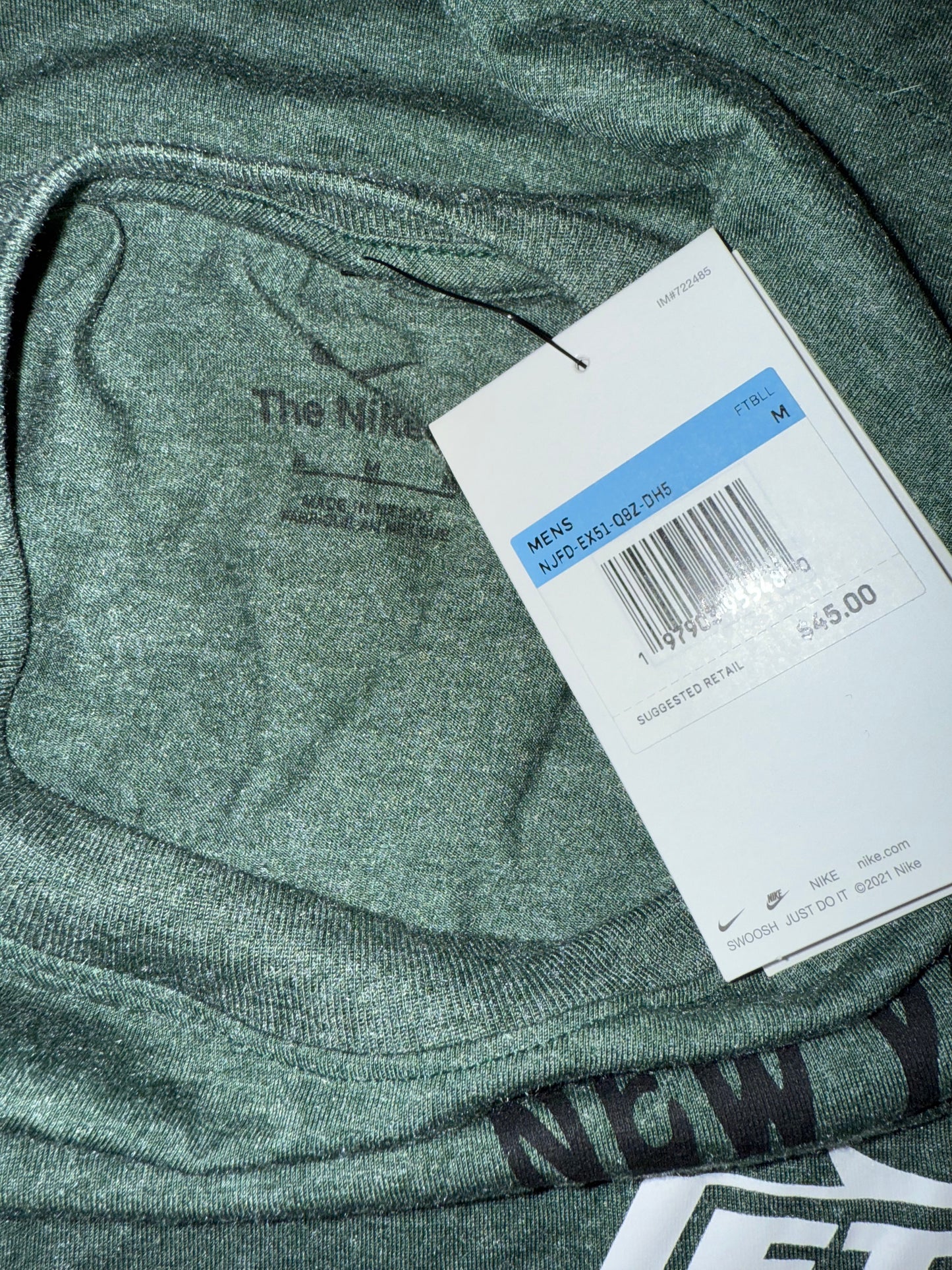 NWT Nike (Medium) Brand New NFL New York Jets The Nike Tee T-Shirt