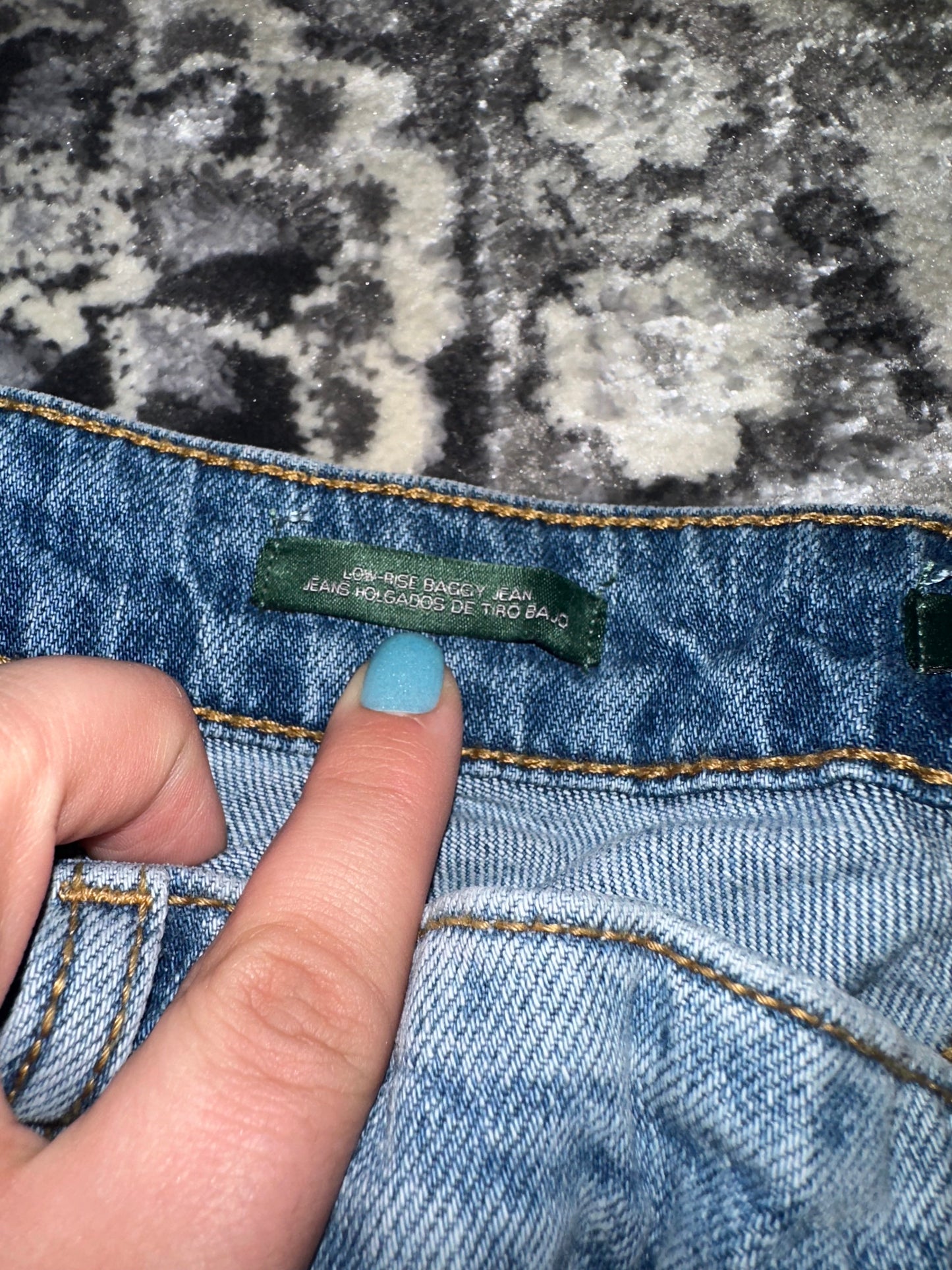 NWT Wild Fable (22) Brand New Denim Low Rise Baggy Jeans