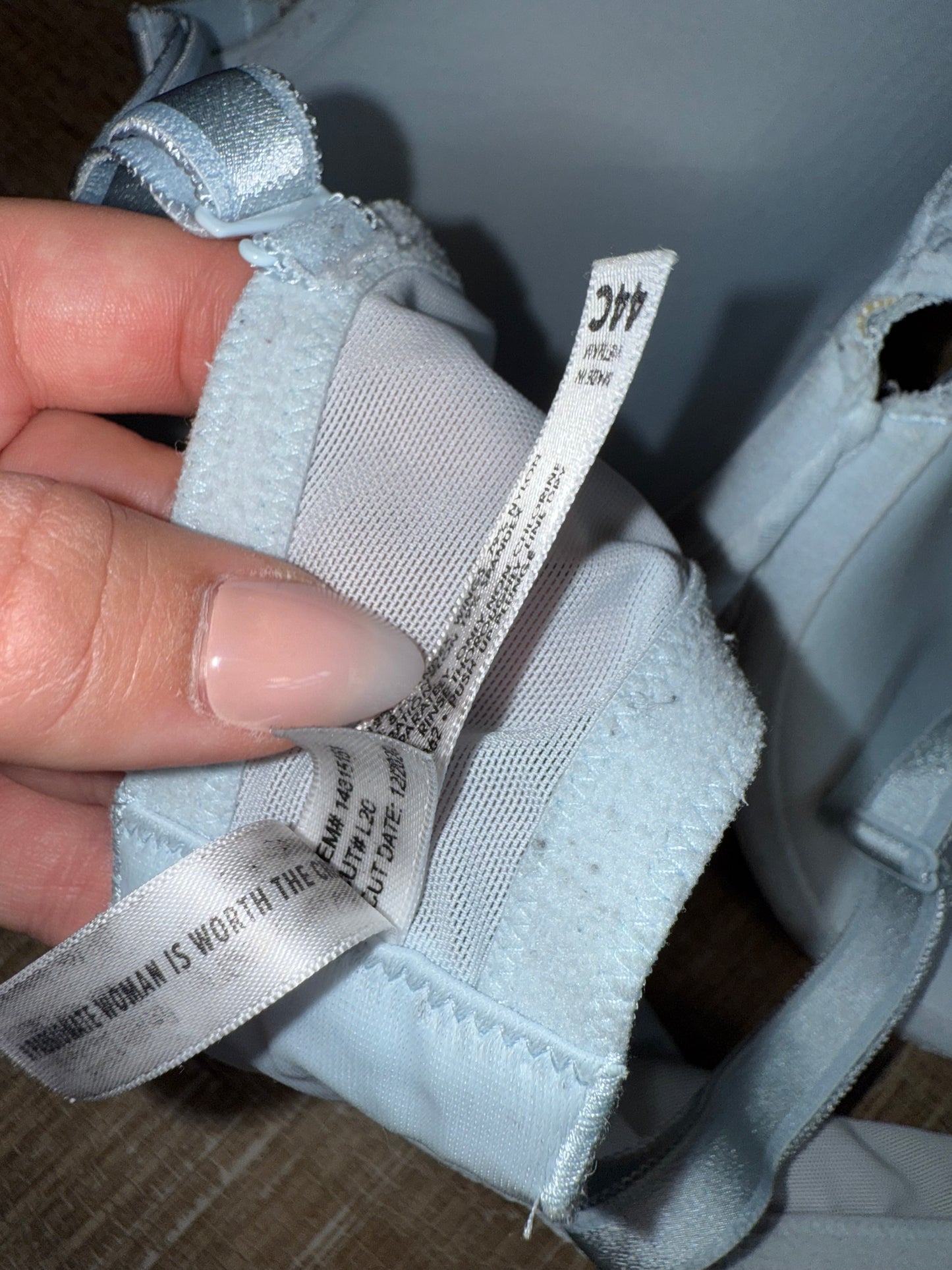 Torrid Curve (44C) Light Blue Lace Bra