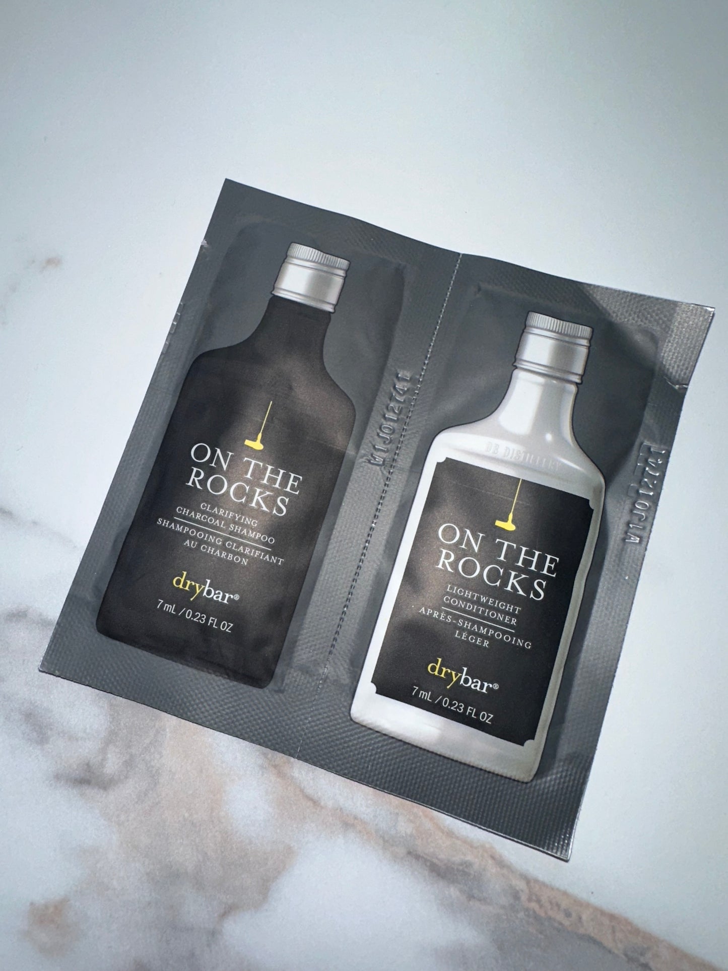 On The Rocks Brand New 2 Piece Dry Bar Shampoo & Conditioner Sample