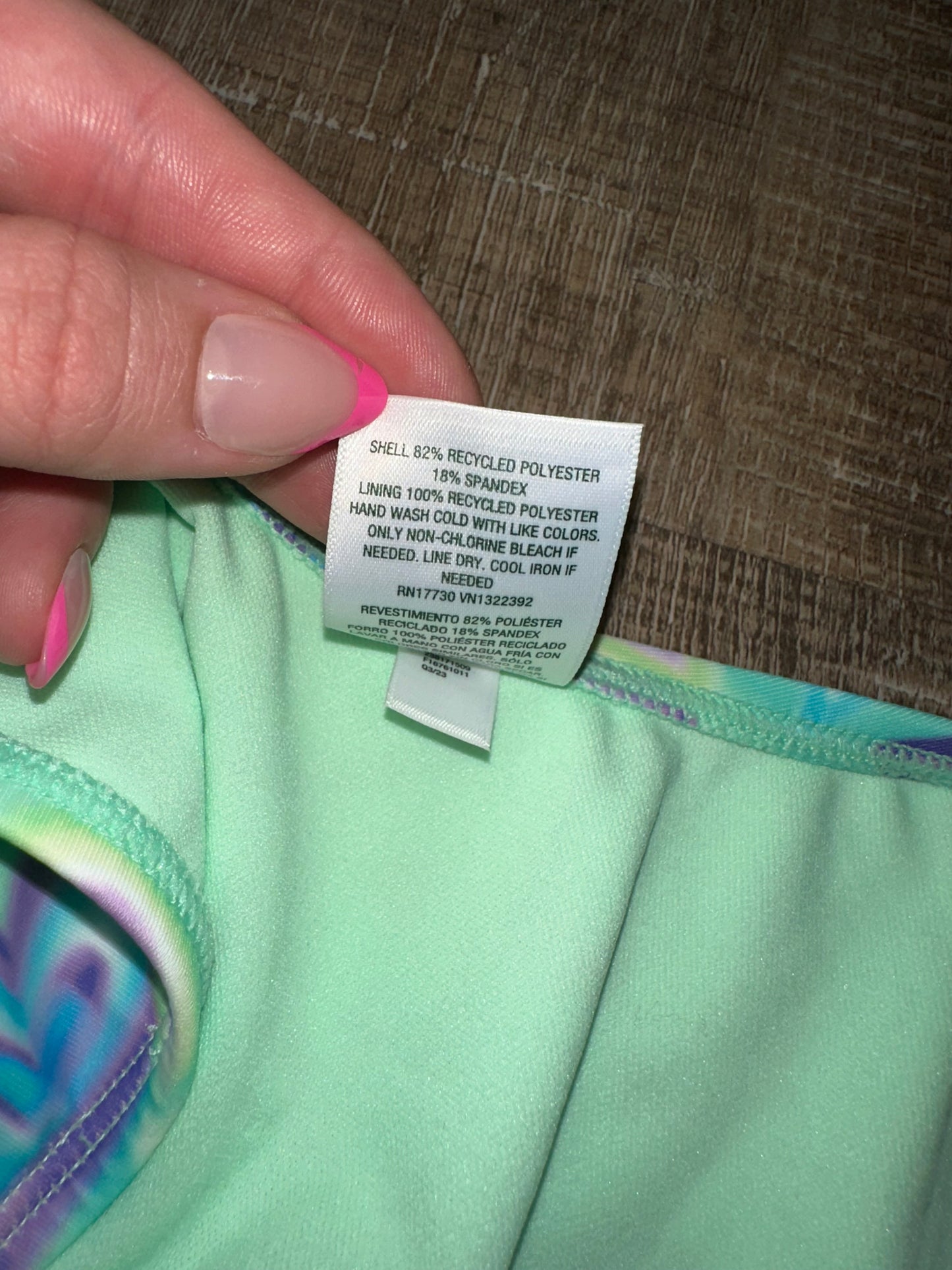 NWT Wild Fable (Small) Brand New 2 Piece Neon Heart Pattern Bikini Set