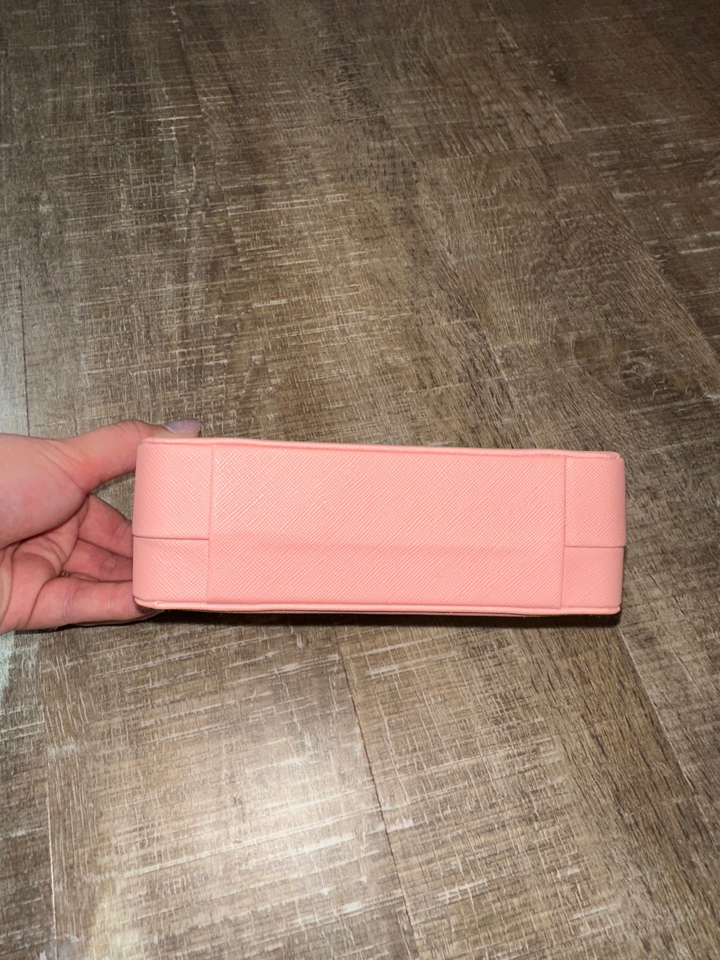 Small Travel Sized Pink Rectangular Jewelry Box