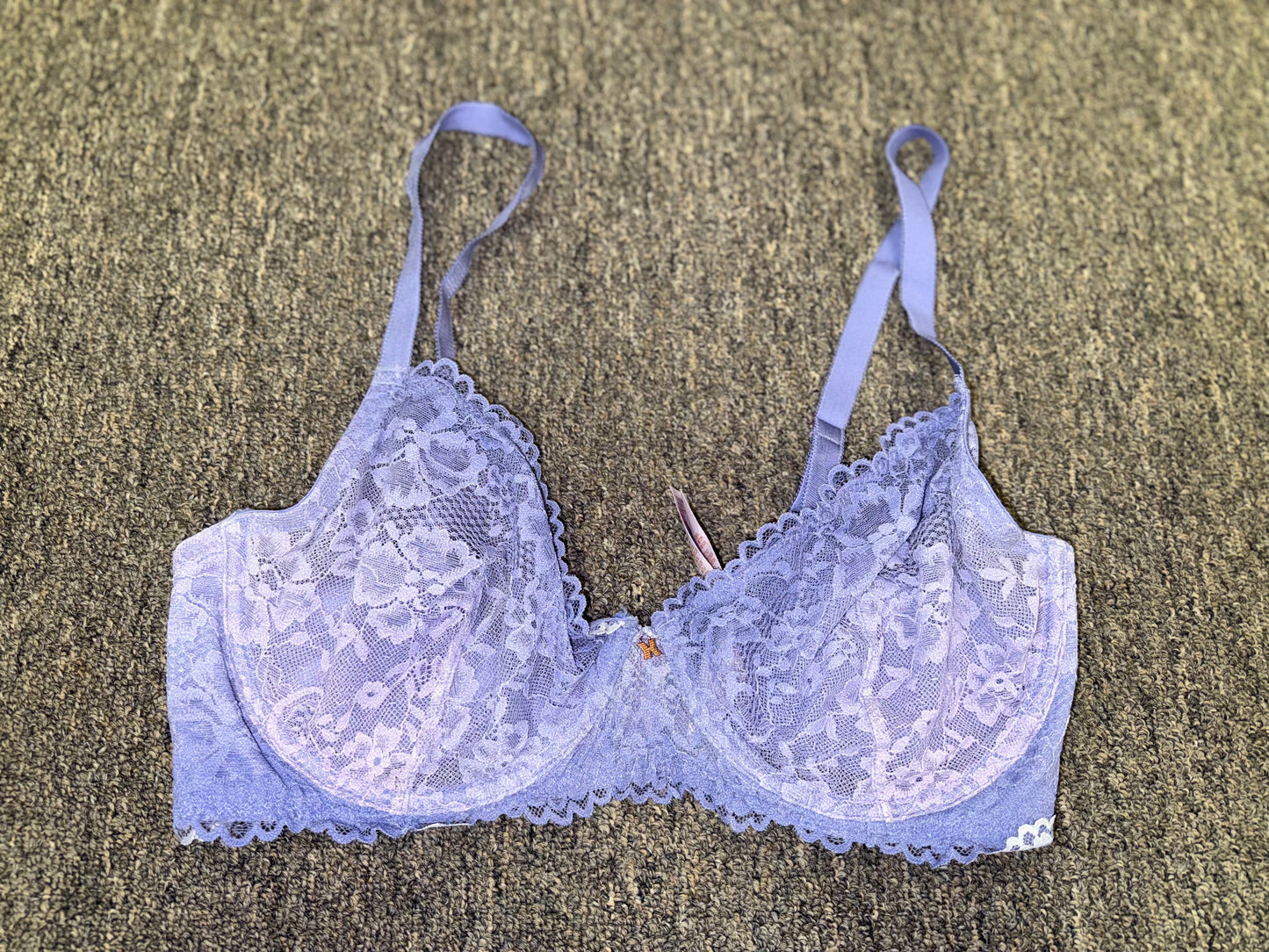 Savage X Fenty (36DD) Black and Purple Lace SET OF BRAS
