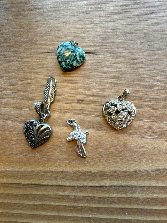 4 Piece Pendant Jewelry Charms