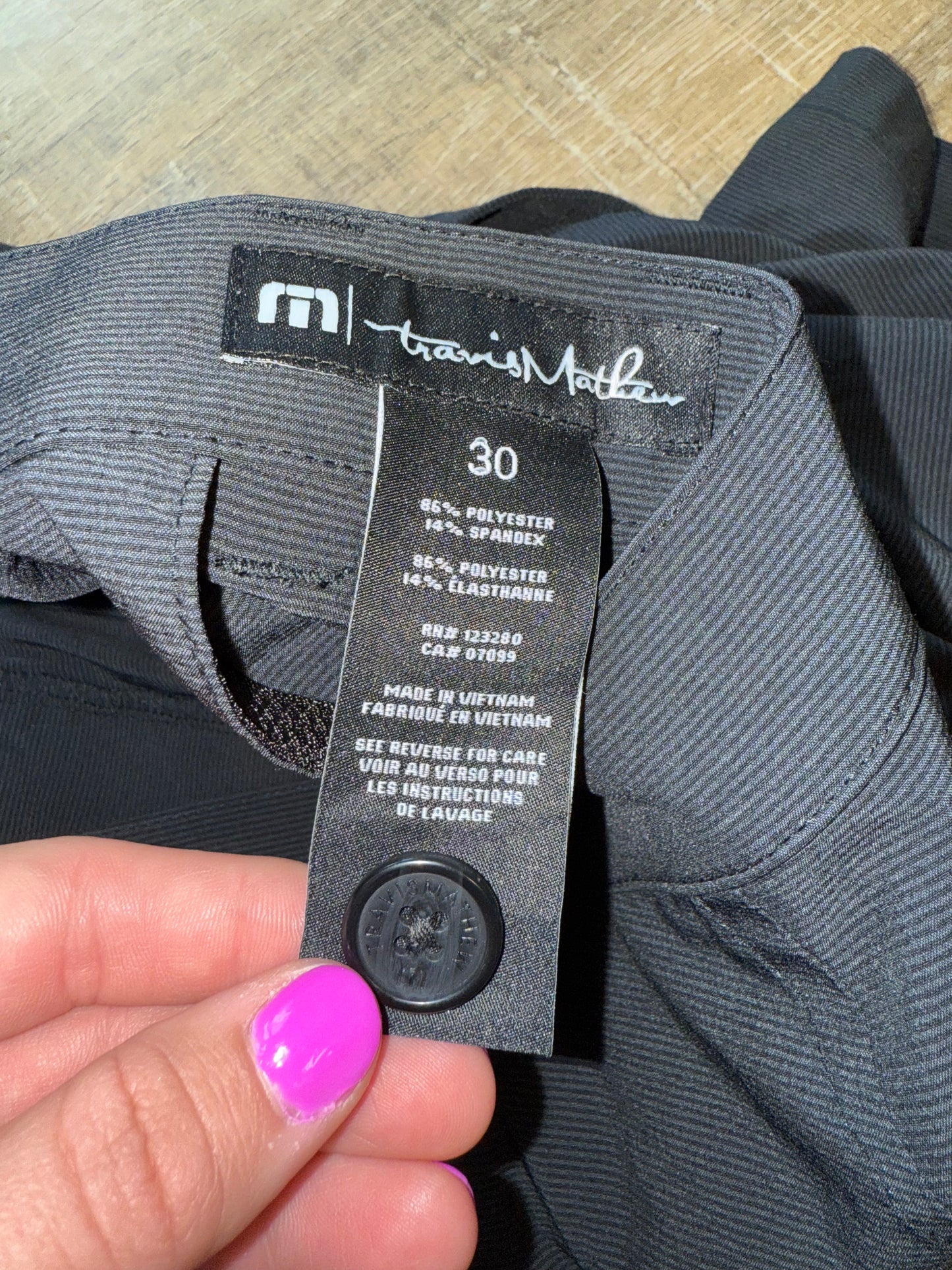Travis Mathew (30) Dark Grey Dress Shorts