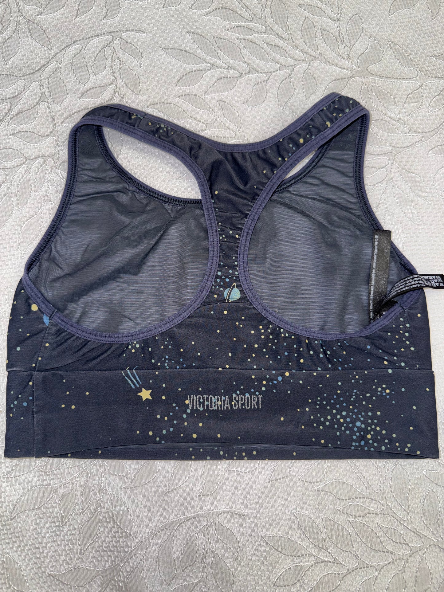 Victoria's Sport (Small) Dark Grey Space Themed Sports Bra