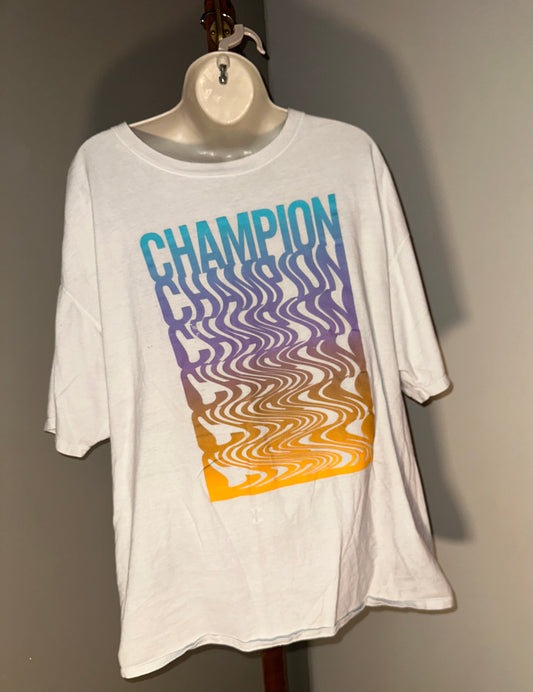 *FREE WITH PURCHASE* Champion (XXL) Mens White Tee