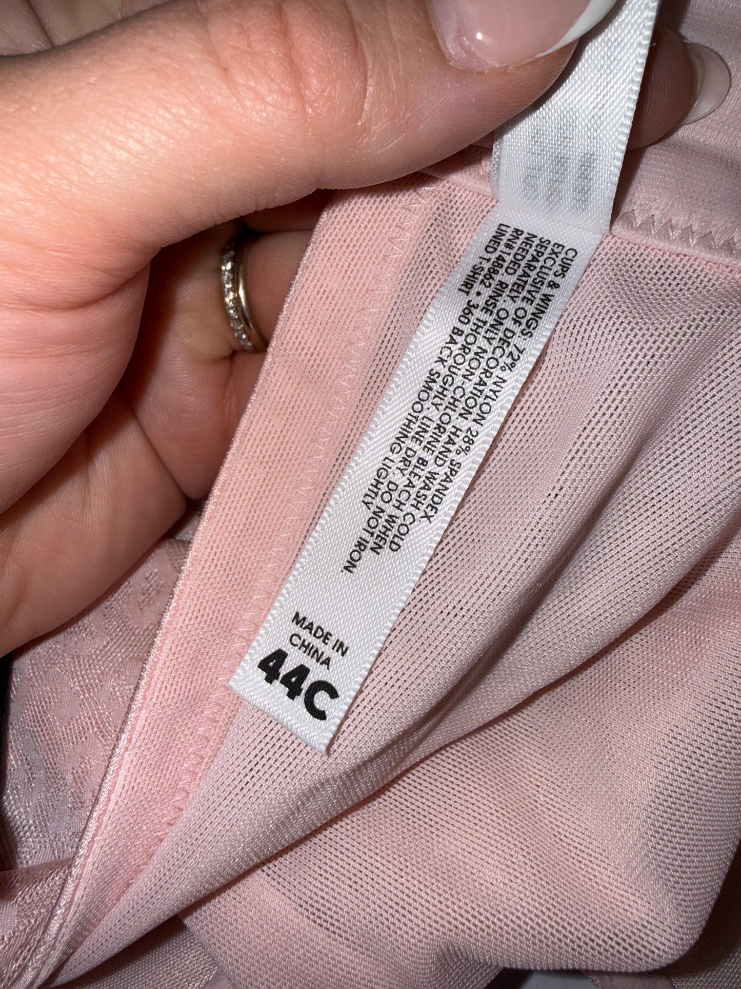 NWT Torrid (44C) Brand New Pink Lightly Lined T-Shirt Bra