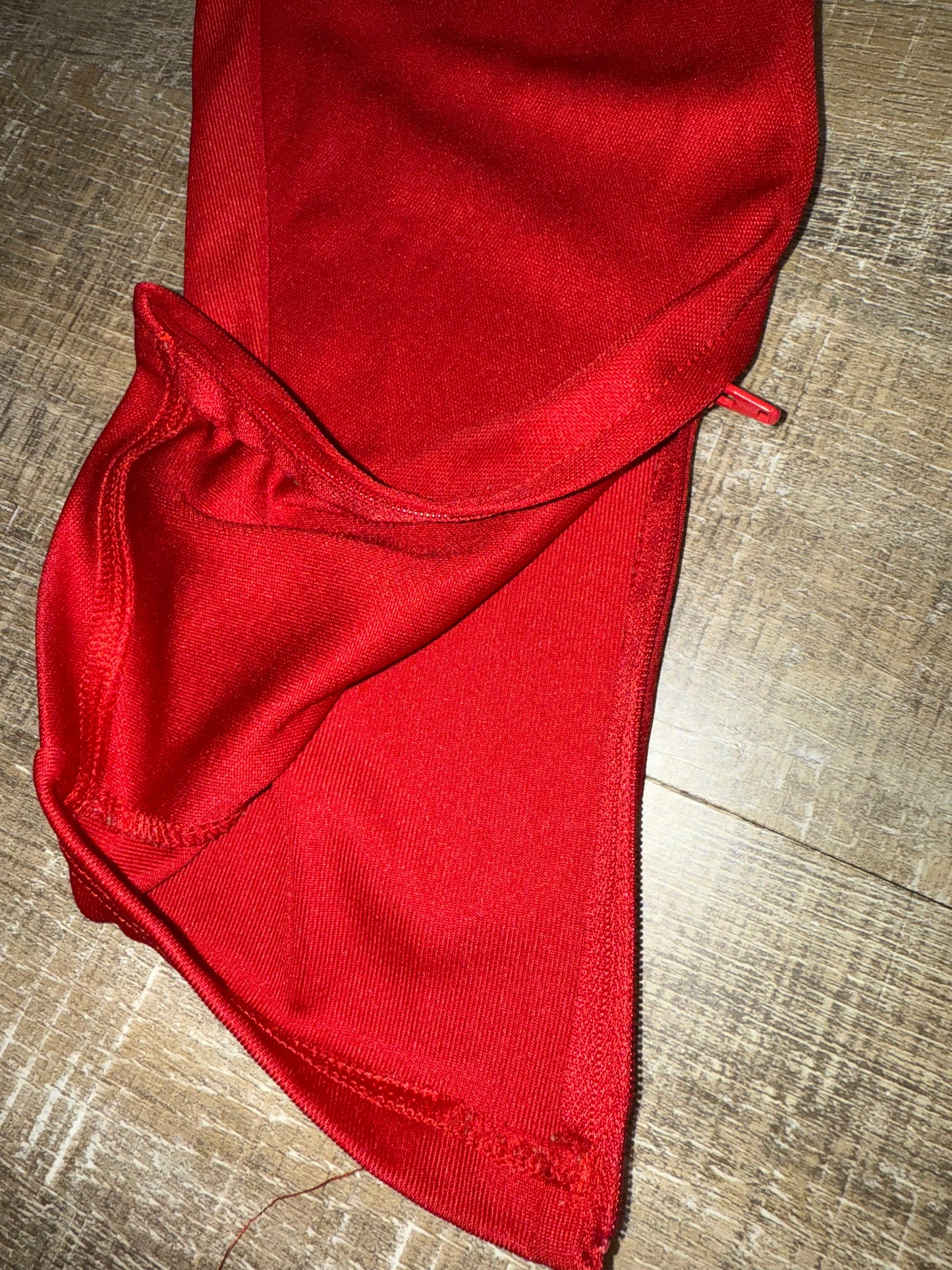 adidas (Medium) Red Soccer Pants with Zipped Ankles