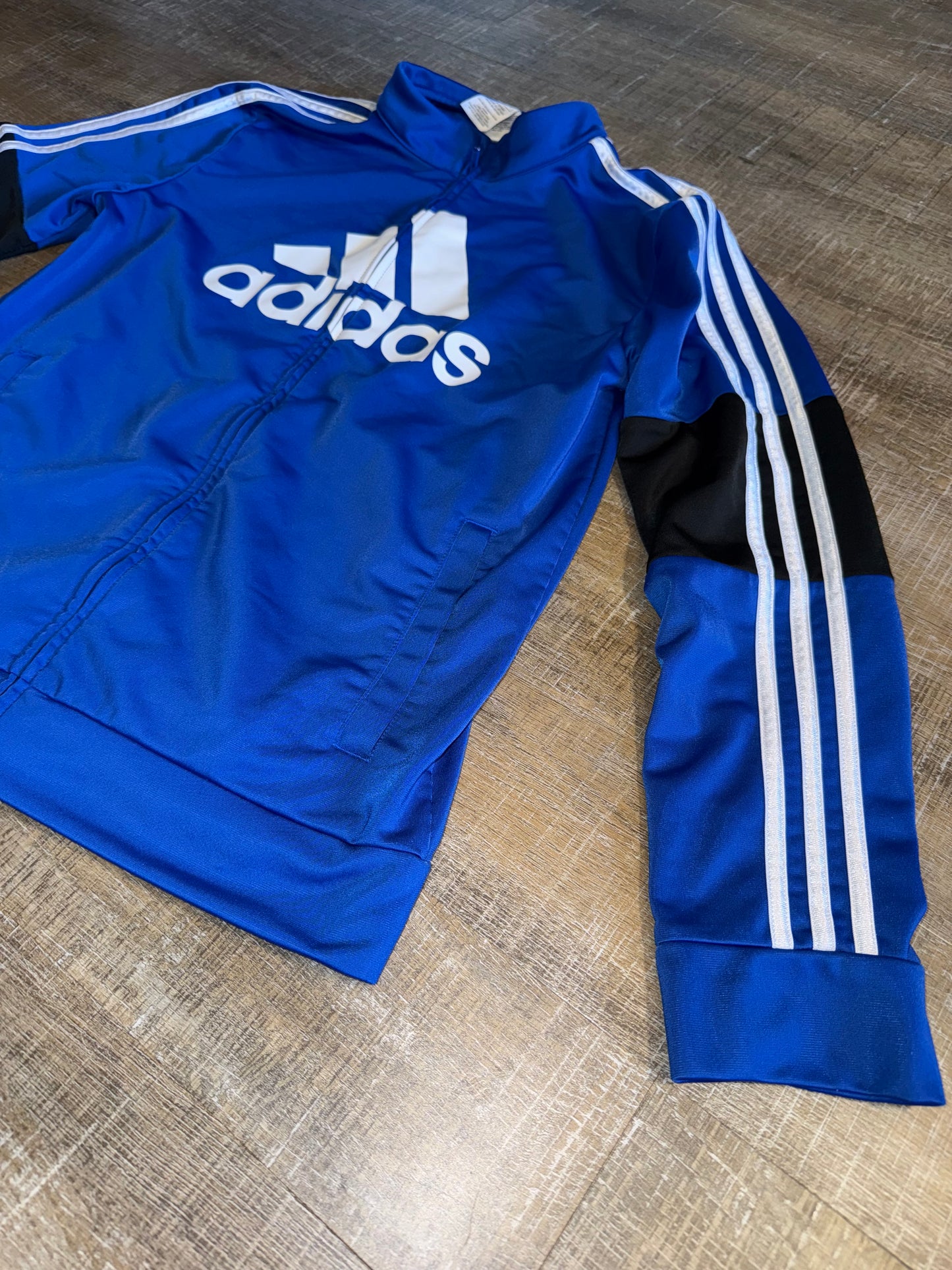 Adidas (18/20) Blue Sporty Zip Up Jacket