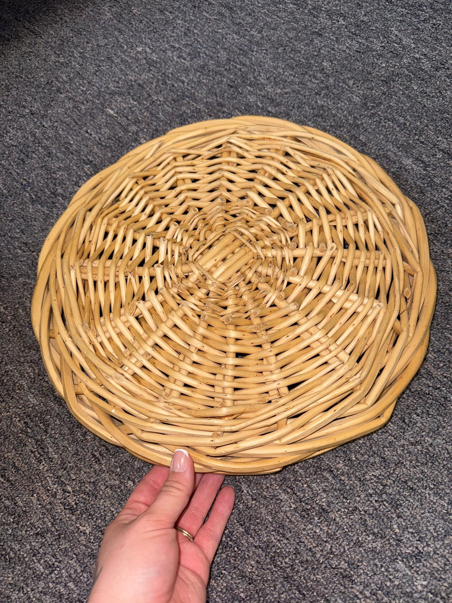 Woven Circular Accent Tray