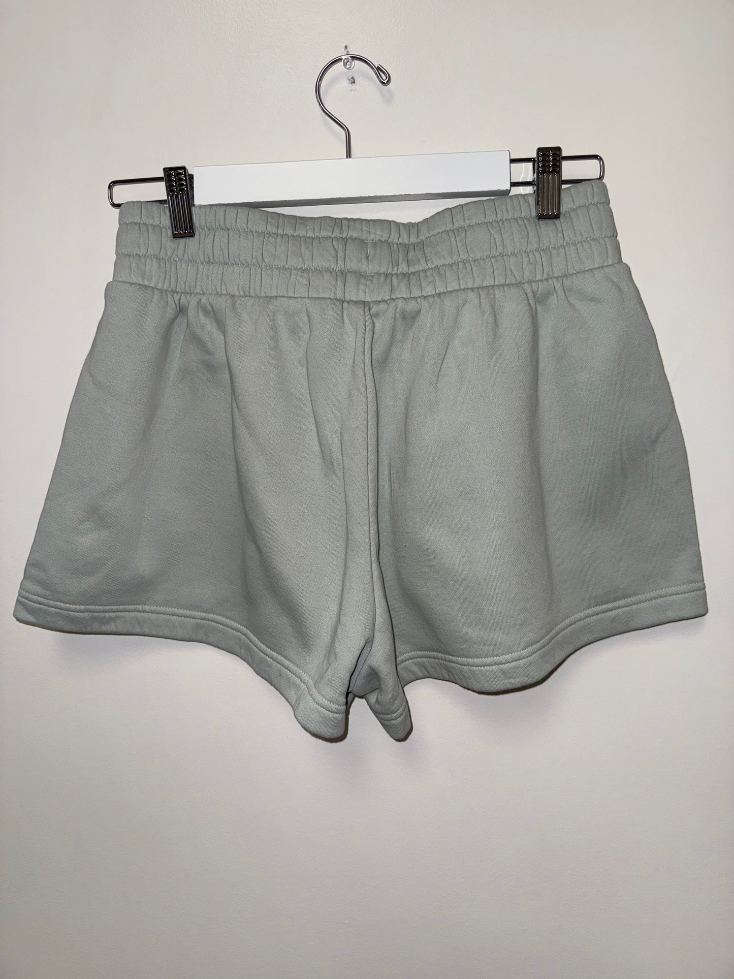 Under Armour (M) Mint Green Sweat Shorts & Cropped Jacket BUNDLED SET