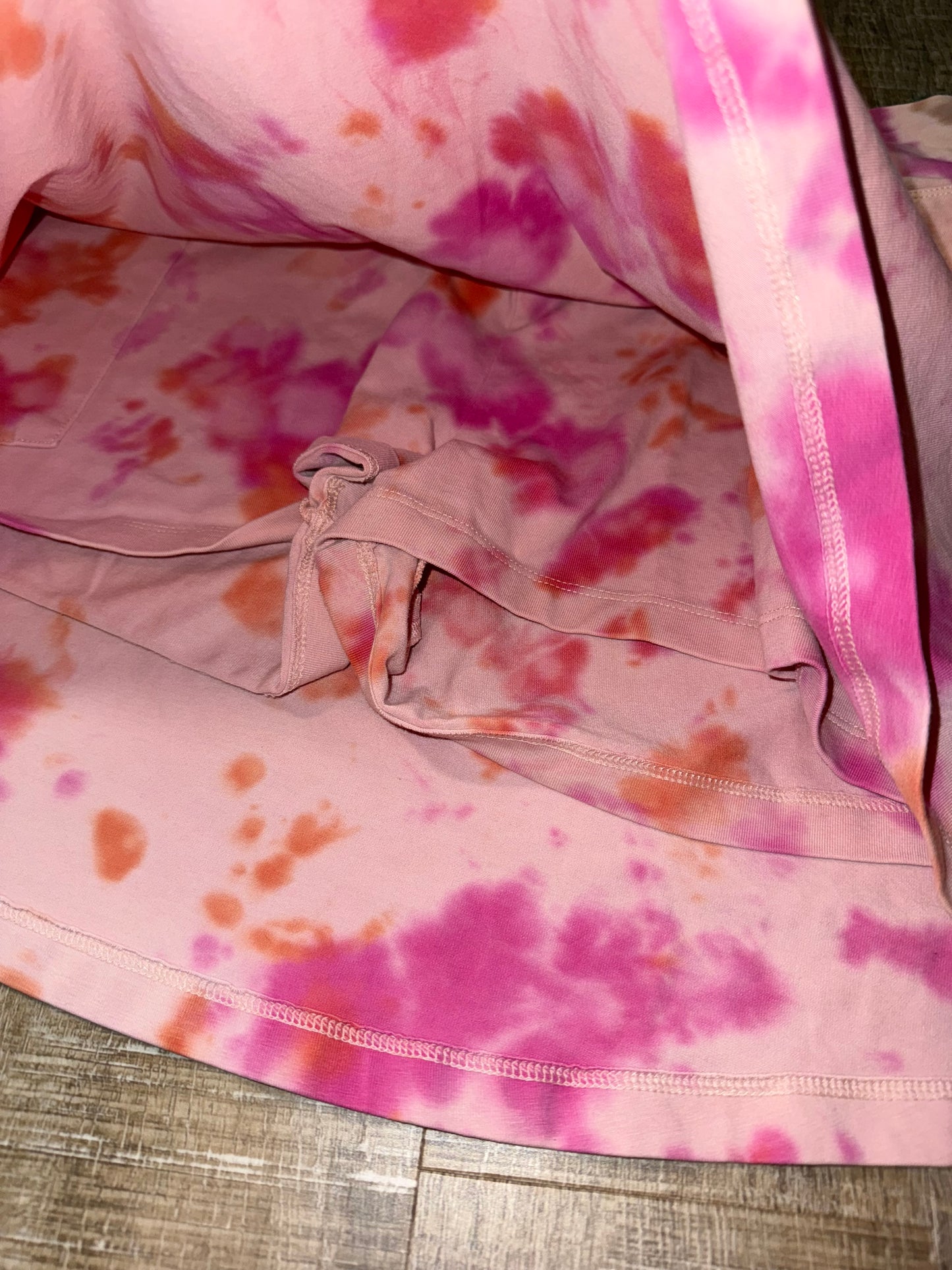 PINK Victoria's Secret (XL) Pink & Orange Tie Dye Skort