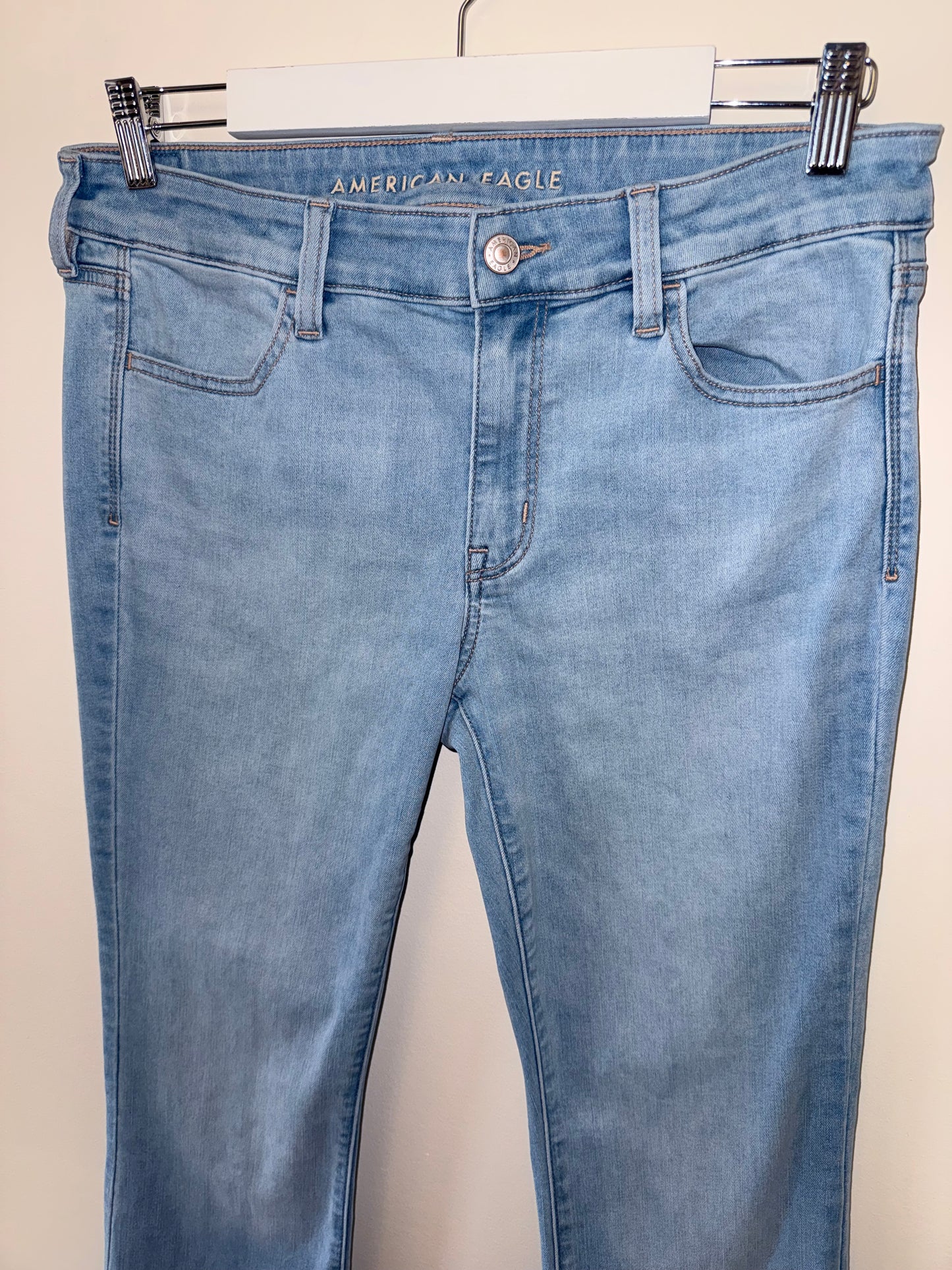 American Eagle (10 Long) Kick Boot Denim Jeans with Next Level Stretch