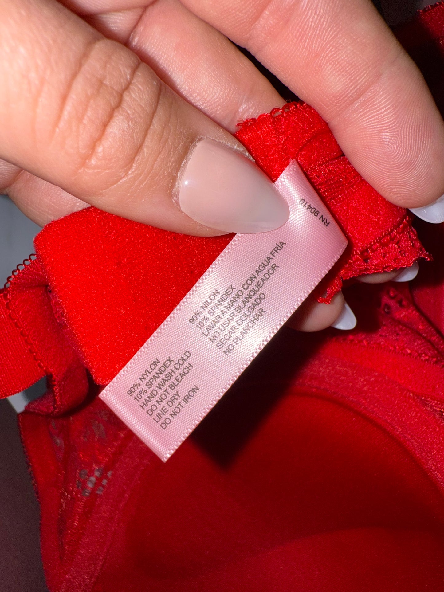 NWT Juicy Couture (Large) Brand New Red Lace Lingerie